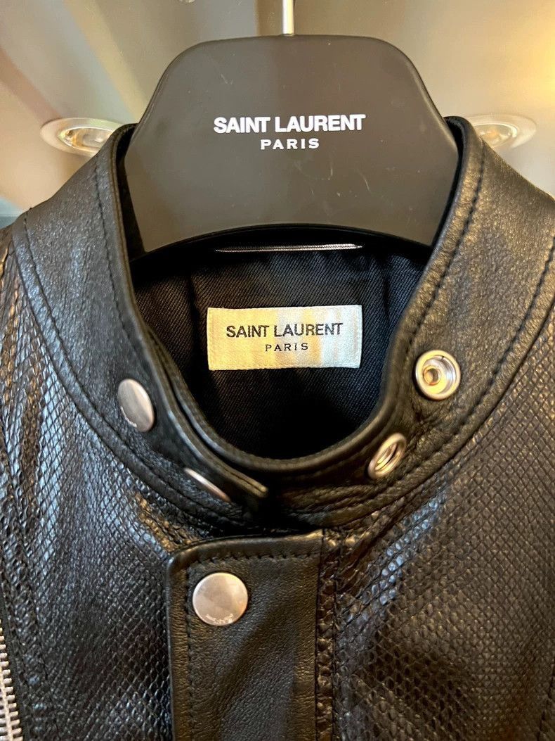 Saint Laurent Paris saint laurent 15fw snakeskin with special multi-zip leather Size US M / EU 48-50 / 2 - 3 Thumbnail