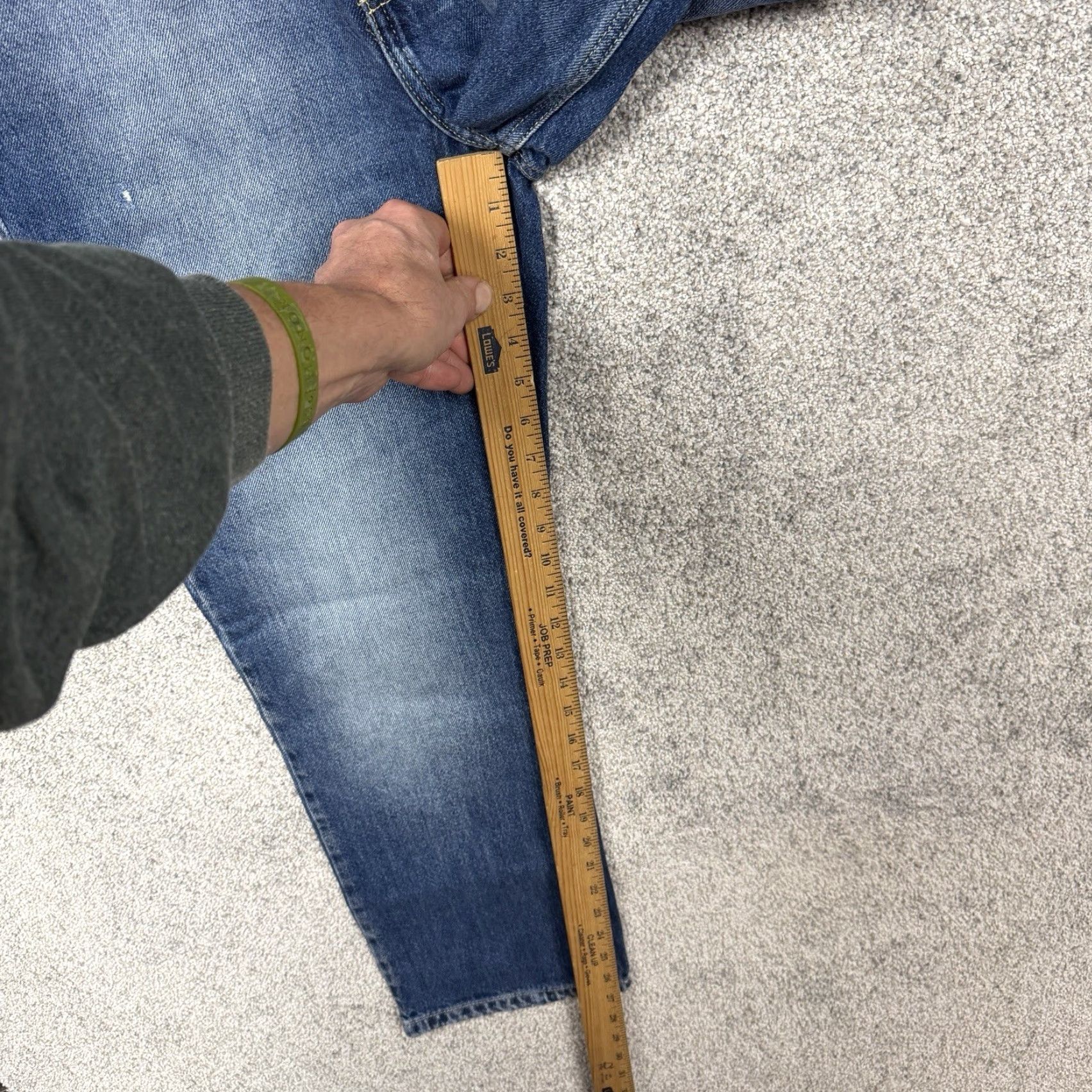 Lee Lee Vintage Modern Jeans Womens 30 Blue High Rise Straight Patchwork Denim Jeans Size 30" / US 8 / IT 44 - 4 Thumbnail