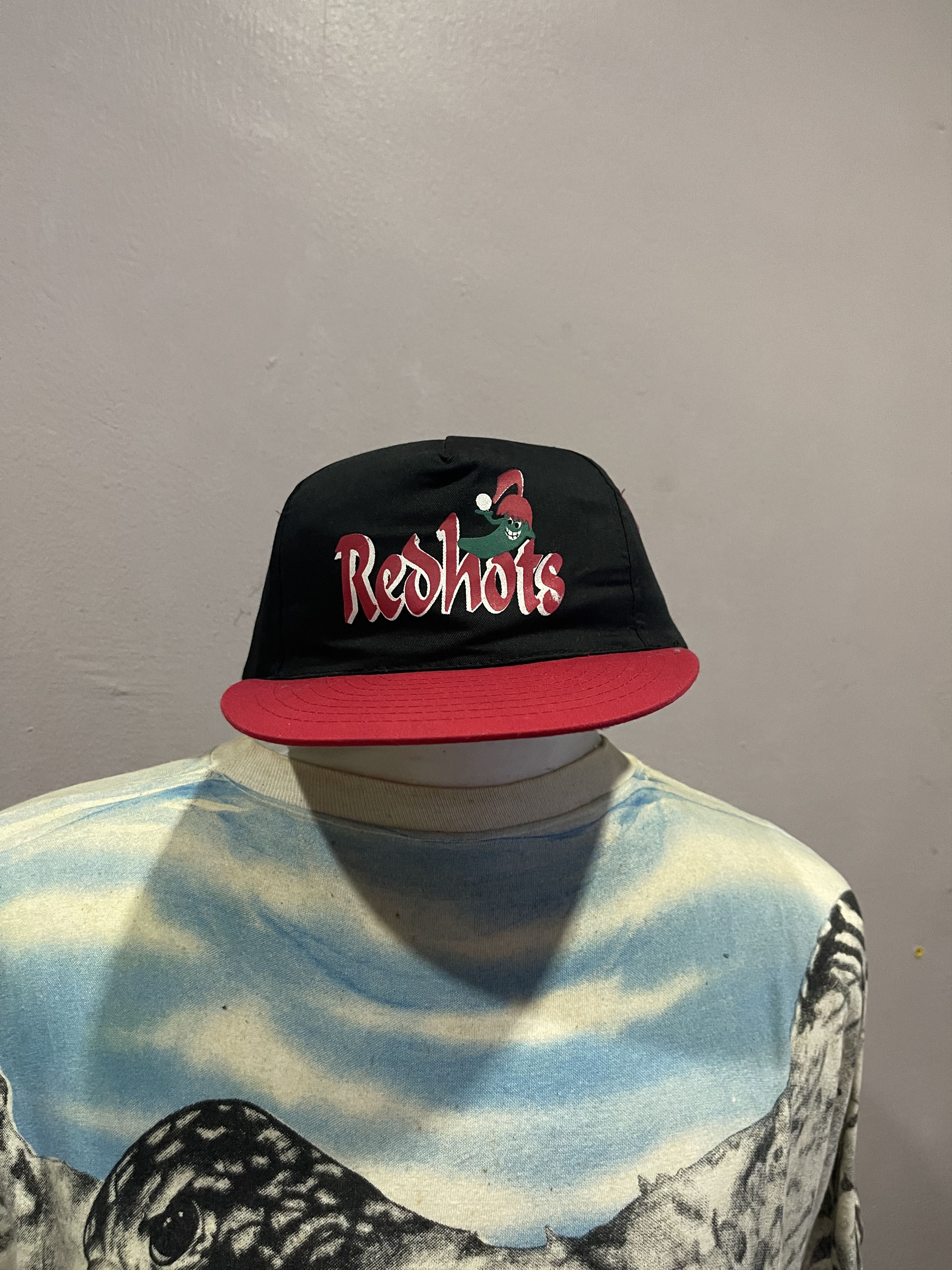 Vintage Vintage Redhots Snapback Hat Cap Size ONE SIZE - 1 Thumbnail
