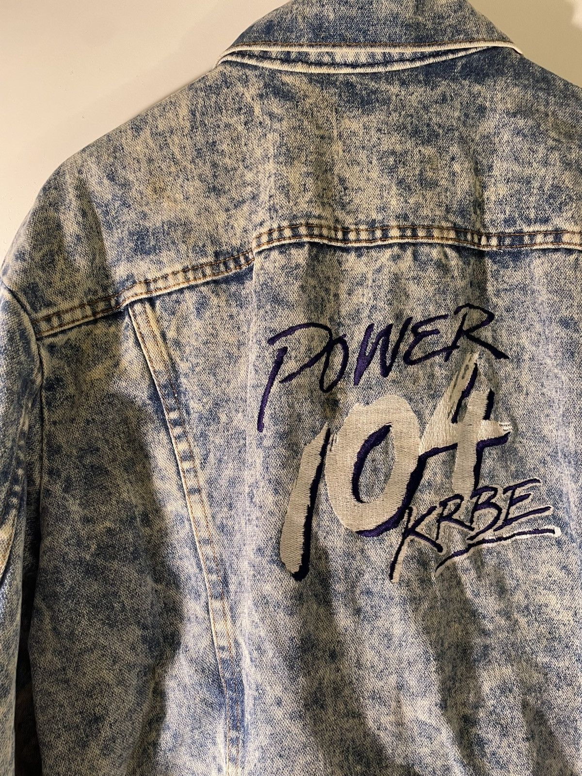 Vintage 80’s 90’s VTG Vintage Key Imperial Power Hits Denim Jacket Size US M / EU 48-50 / 2 - 7 Thumbnail