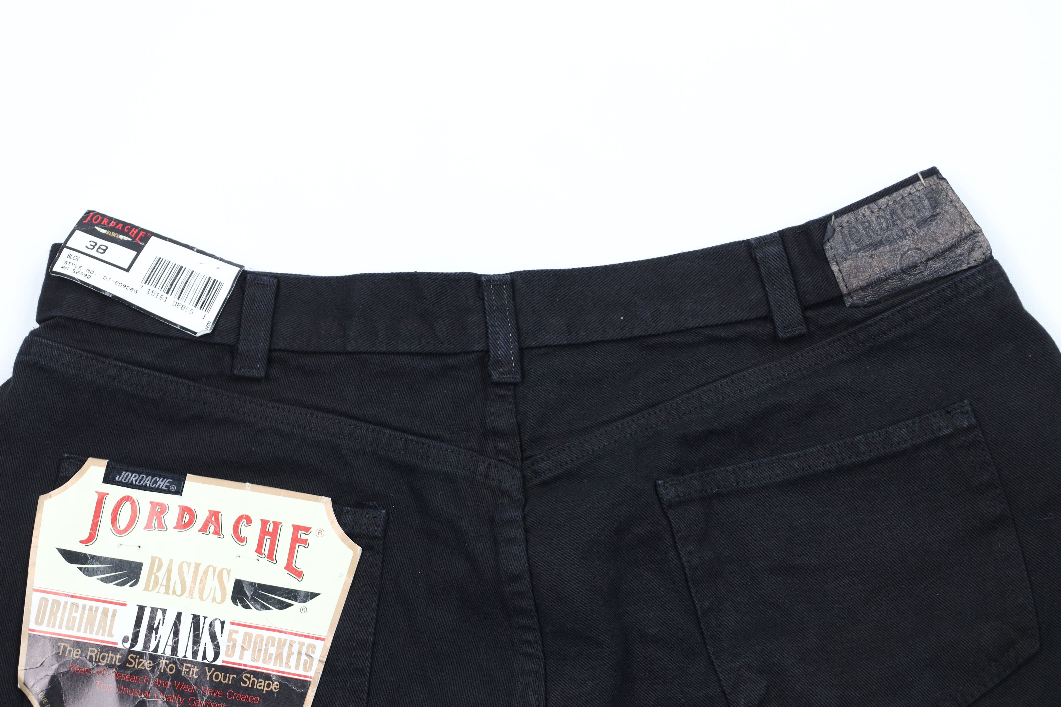 Vintage Deadstock Vintage 90s Streetwear Jean Shorts Jorts Black Size US 36 / EU 52 - 8 Thumbnail