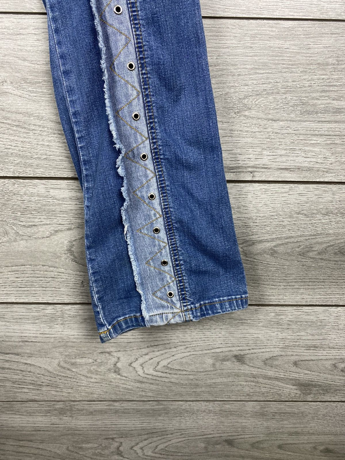Miss Sixty Womans Miss Sixty Avant Garde Y2K Flared Jeans Size 29" - 7 Thumbnail
