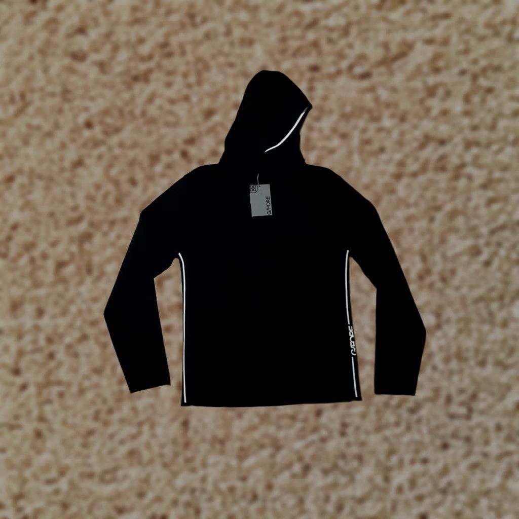 G/FORE G/Fore Waffle Stitch Merino Wool Hooded Sweater Navy Blue - Men's Small - New! Size US S / EU 44-46 / 1 - 1 Thumbnail