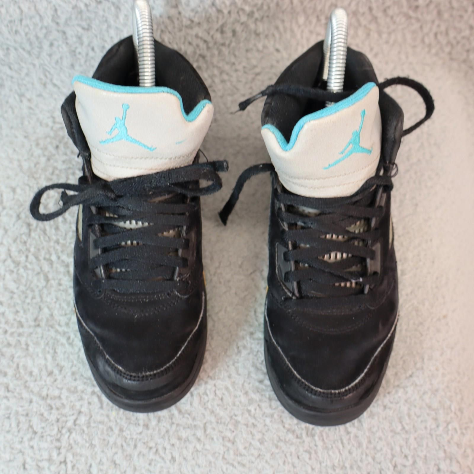 Jordan Brand Air Jordan 5 Retro Mid Aqua Kids Size 3Y 440889-047 Size US 5 / EU 37 - 3 Thumbnail