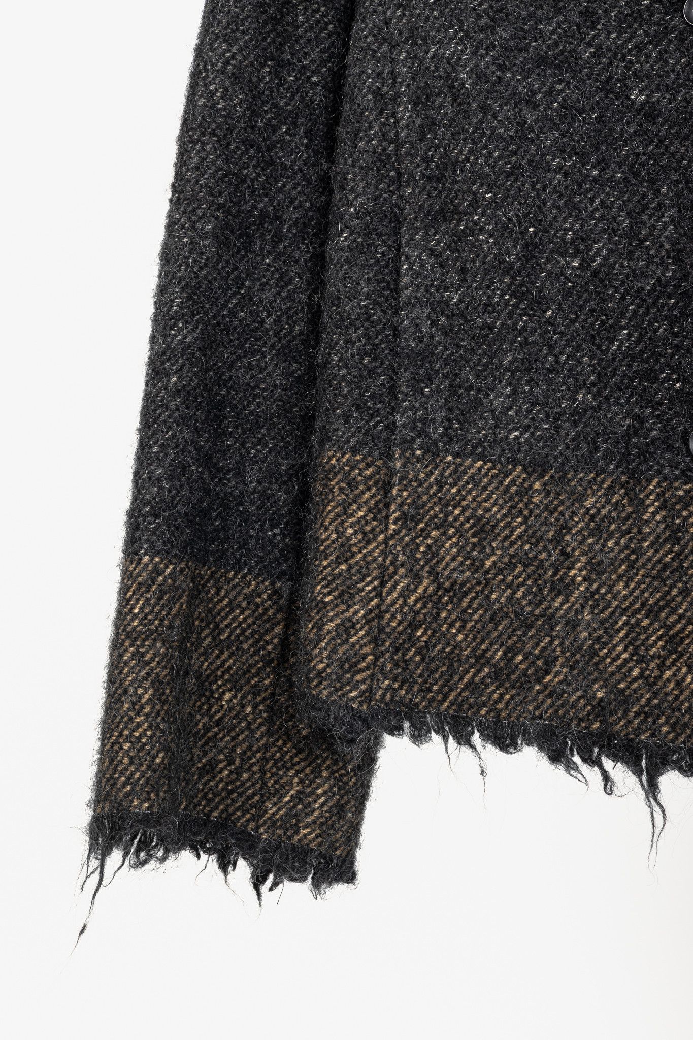 Annette Gortz Annette Gortz AW/16 Mona Wool-Blend Frayed-Hem Jacket Size M / US 6-8 / IT 42-44 - 6 Thumbnail