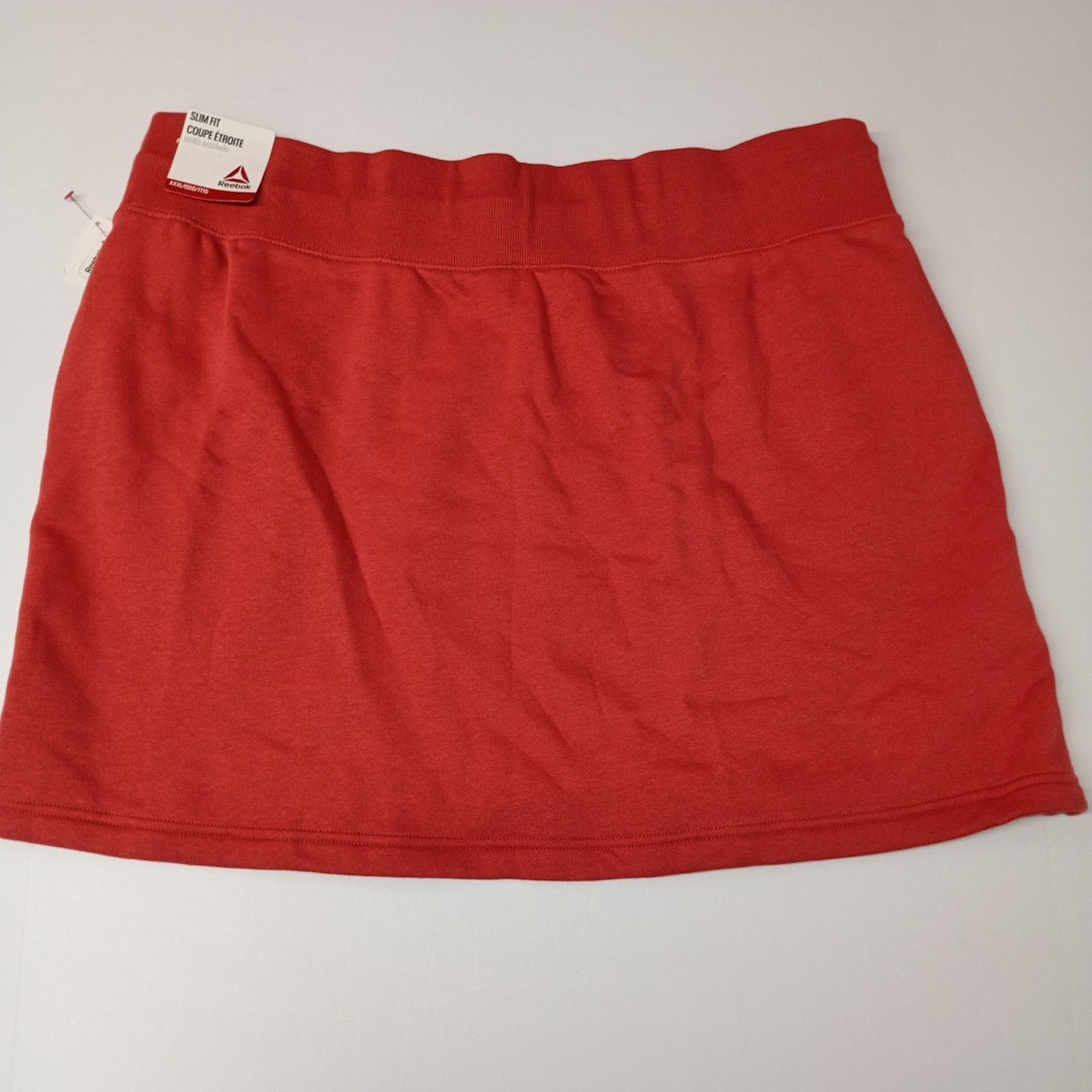 Reebok New Womens Reebok Slim Fit Fleece Skirt Size 3XL Baked Apple Size 42" / US 20 - 6 Thumbnail