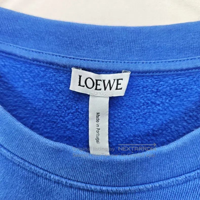 Loewe Loewe Logo Oil Painting Print Round Neck Sweatshirt with F Size L / US 10 / IT 46 - 4 Thumbnail