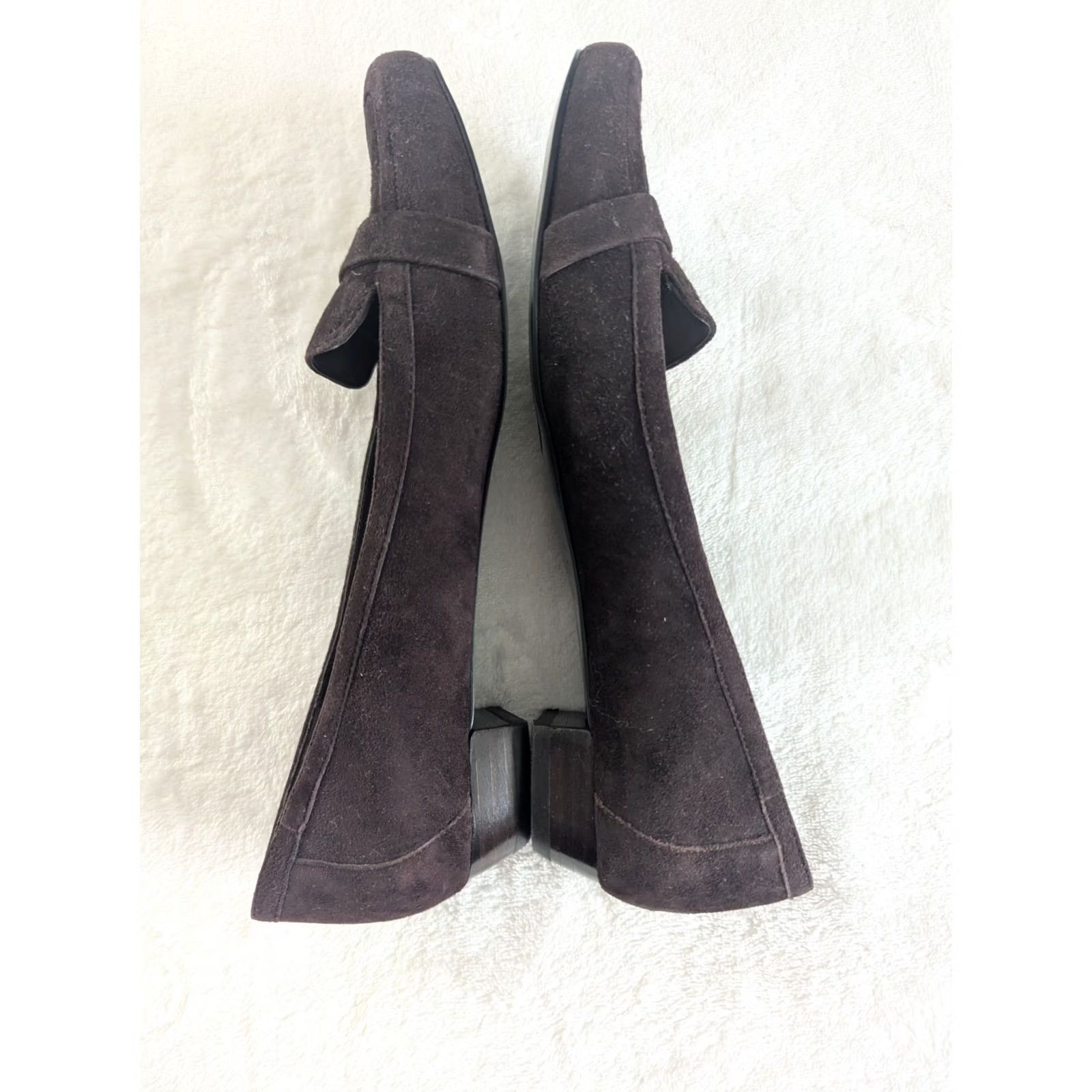 Jones New York Jones New York Brown Suede Flats Women's 8 Loafer Slip On Preppy Office Shoes EUC Size US 8 / IT 38 - 2 Thumbnail