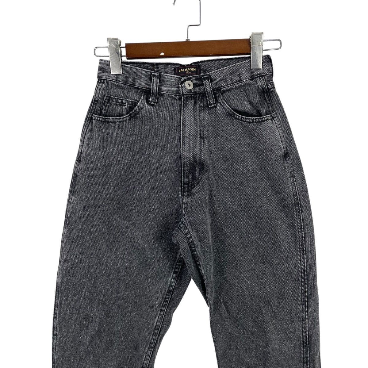 Japanese Brand Rag Machine Japan Faded Black Tapered Jeans Size US 26 / EU 42 - 2 Thumbnail