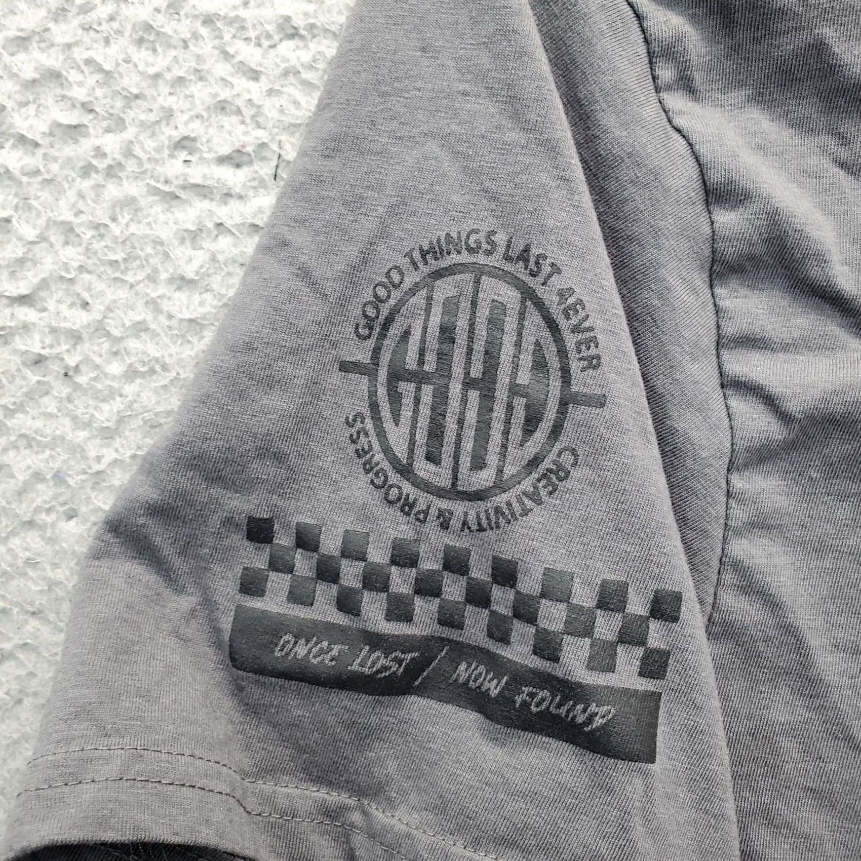 Vintage GTLY Pullover T-Shirt: Mens Size XL, Gray Graphic Print, Short Sleeve, Crew Neck, Cotton, Breathable, Logo, Outdoor, XX23 Size US XL / EU 56 / 4 - 7 Thumbnail