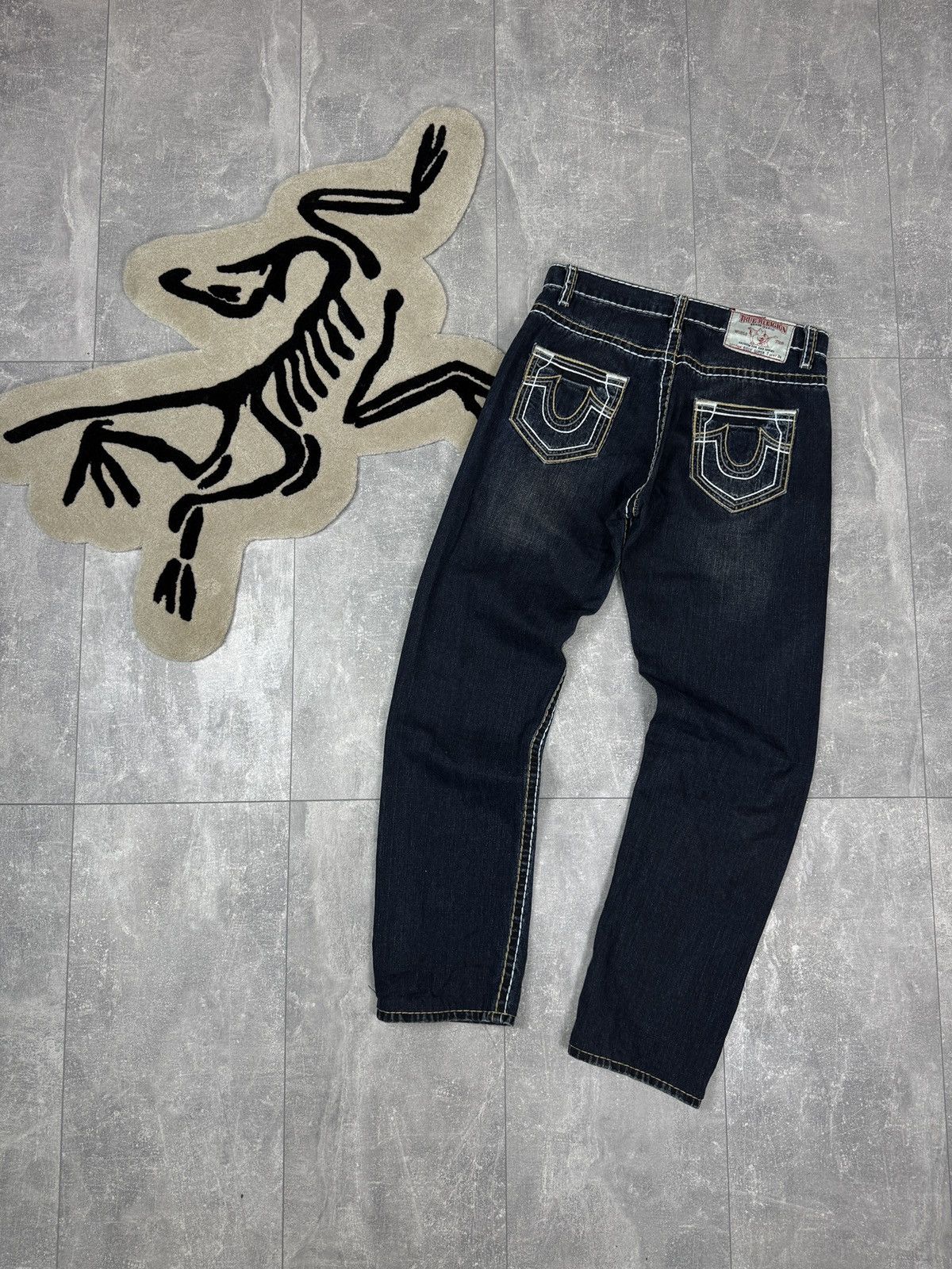 Mens Vintage True Religion jeans Japanese denim baggy rare