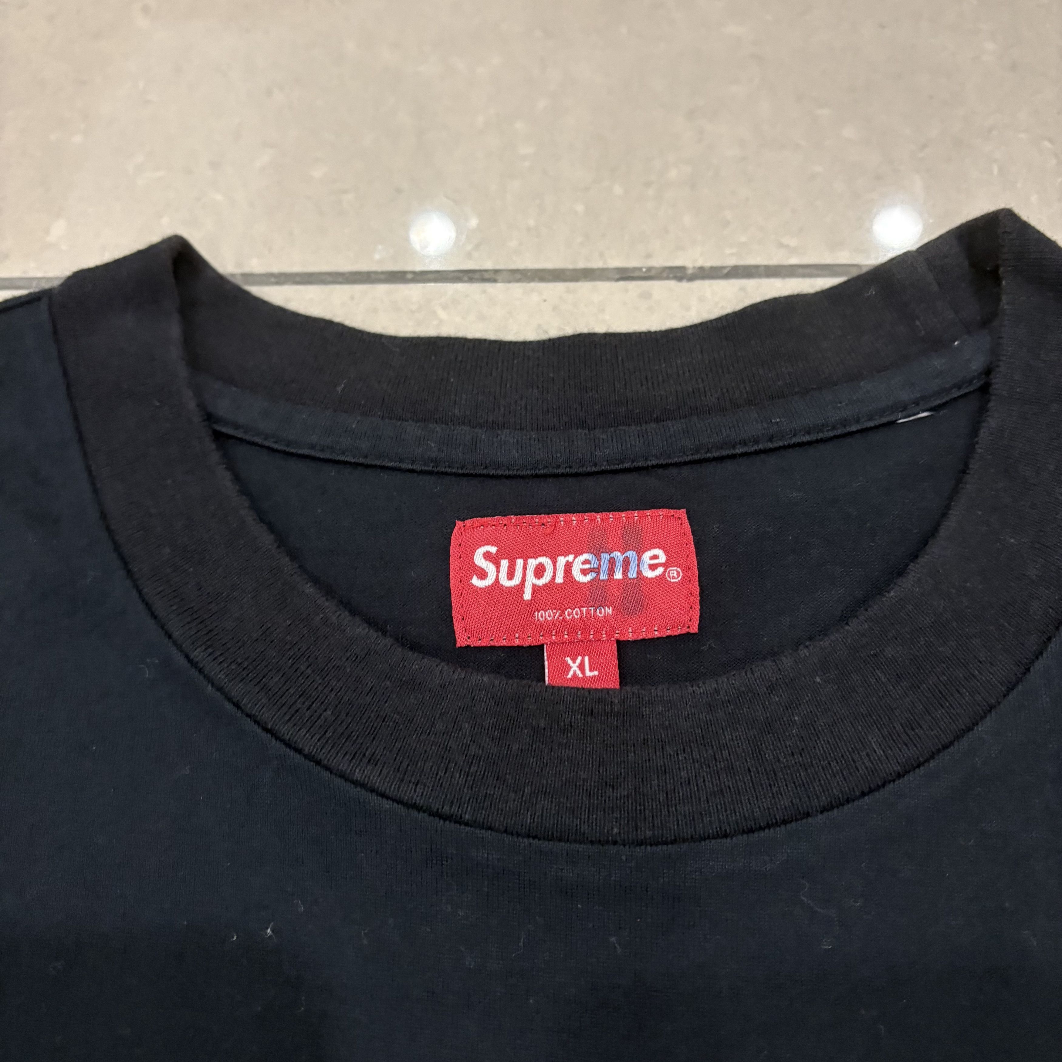 Supreme Supreme Small Box Logo Tee Black Size US XL / EU 56 / 4 - 4 Thumbnail