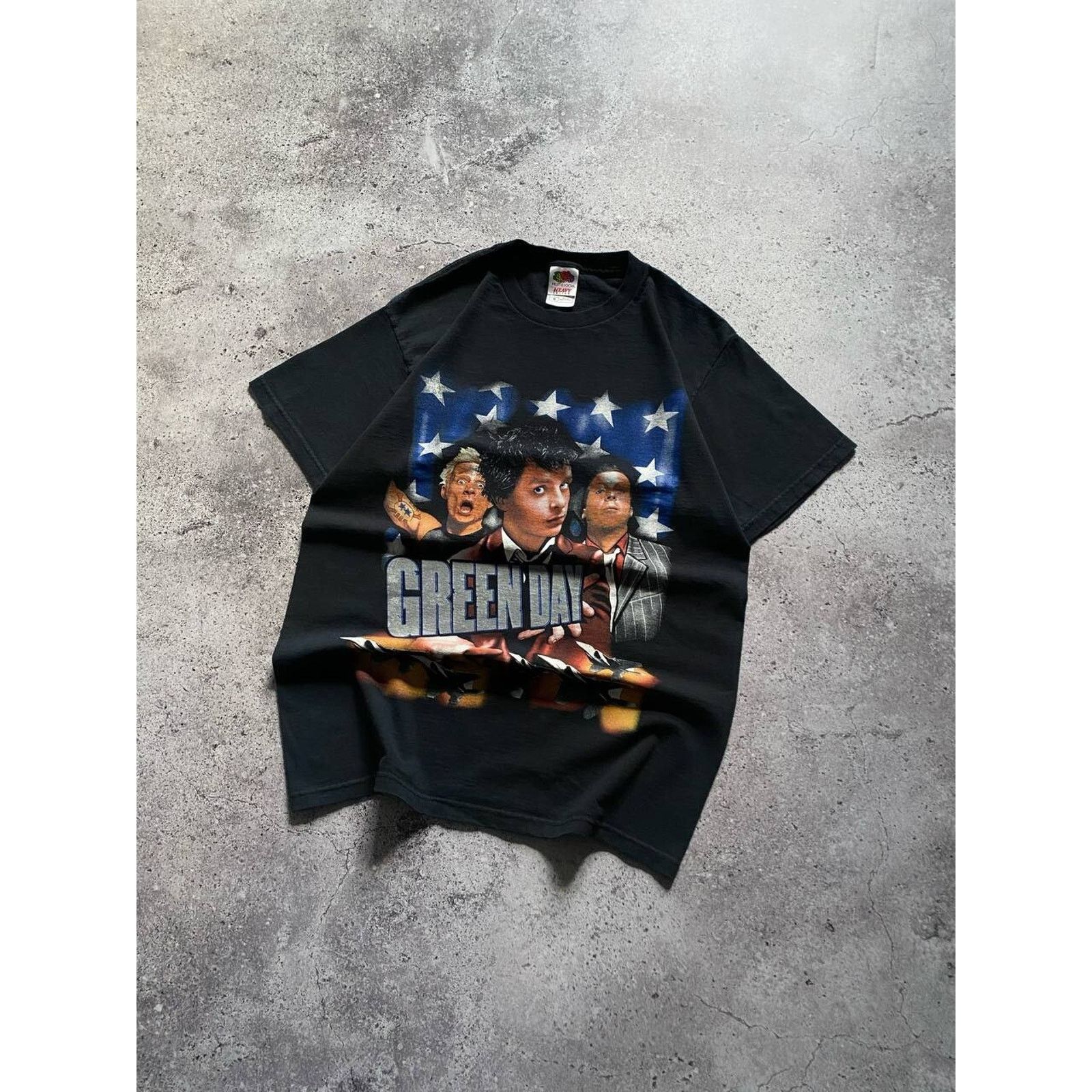Band Tees × Vintage VINTAGE 2000s GREEN DAY “WARNING” ALBUM PUNK ROCK BAND TEE Size US M / EU 48-50 / 2 - 2 Thumbnail