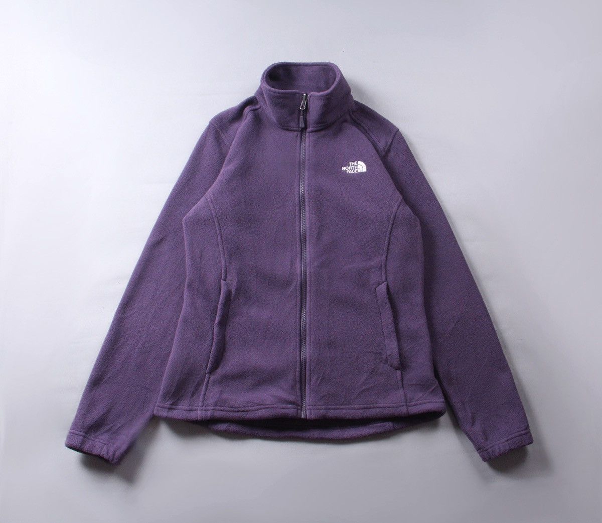 Online The North Face Purple Full Zip Fleece Vintage Size Small