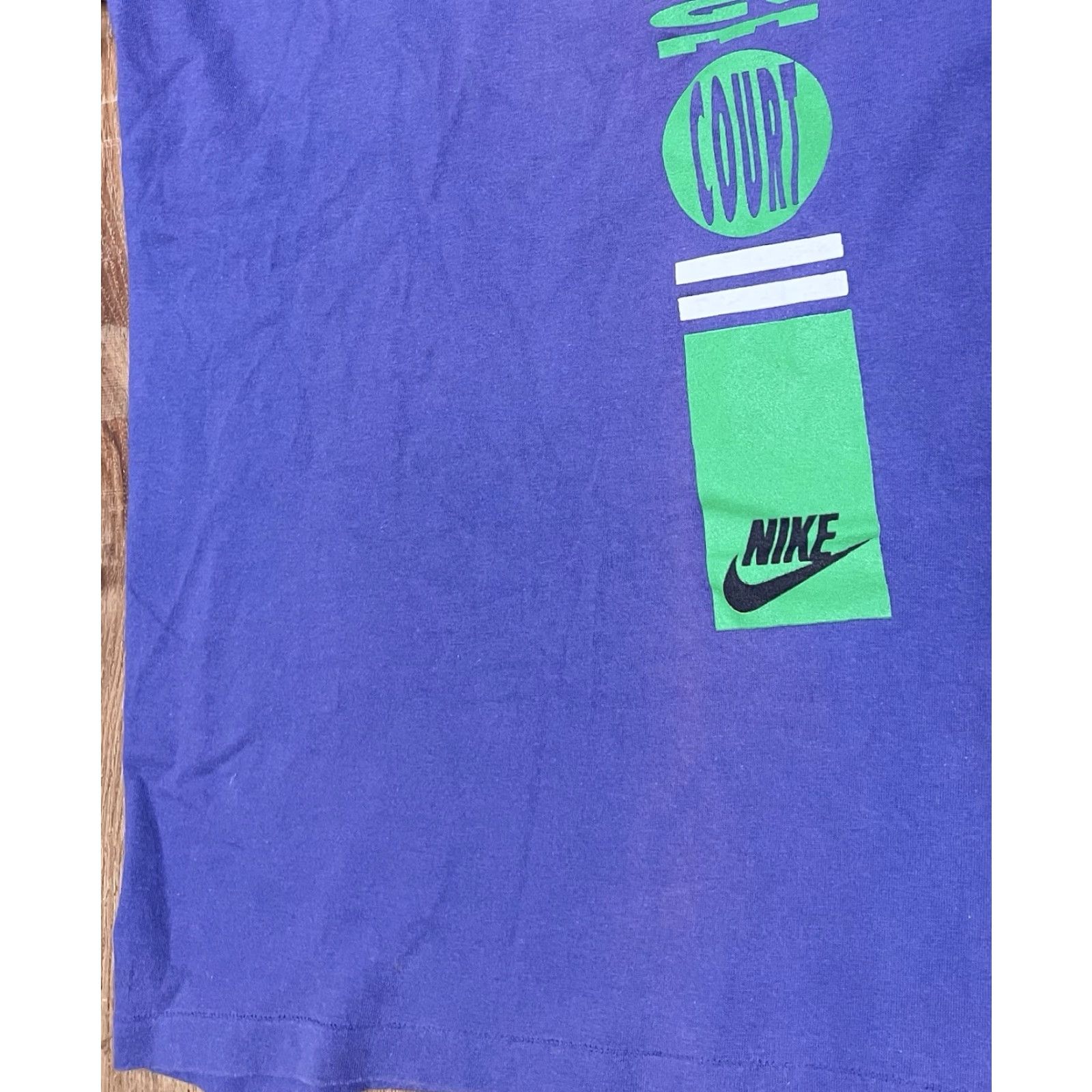 Nike VINTAGE Nike Challenge Court Shirt Tennis Andre Agassi Size L Size US L / EU 52-54 / 3 - 2 Thumbnail