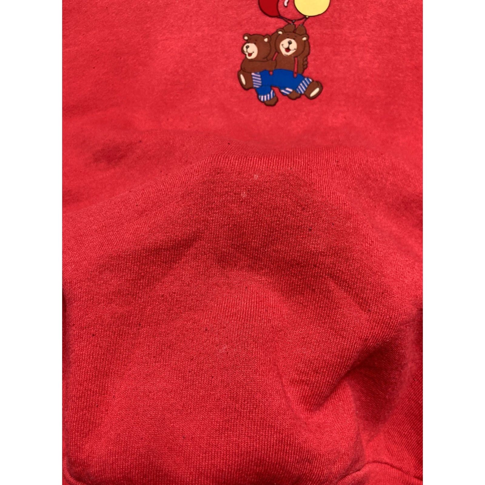 Vintage VINTAGE BVD Sweatshirt Crewneck Men XL Red Bird Theme Pullover Cute Animal Teddy Bear Balloon Floating Size US XL / EU 56 / 4 - 5 Thumbnail