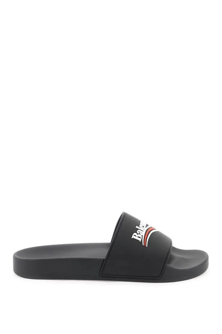 o1s22i1n0424 Campaign Logo Pool Slides in Black