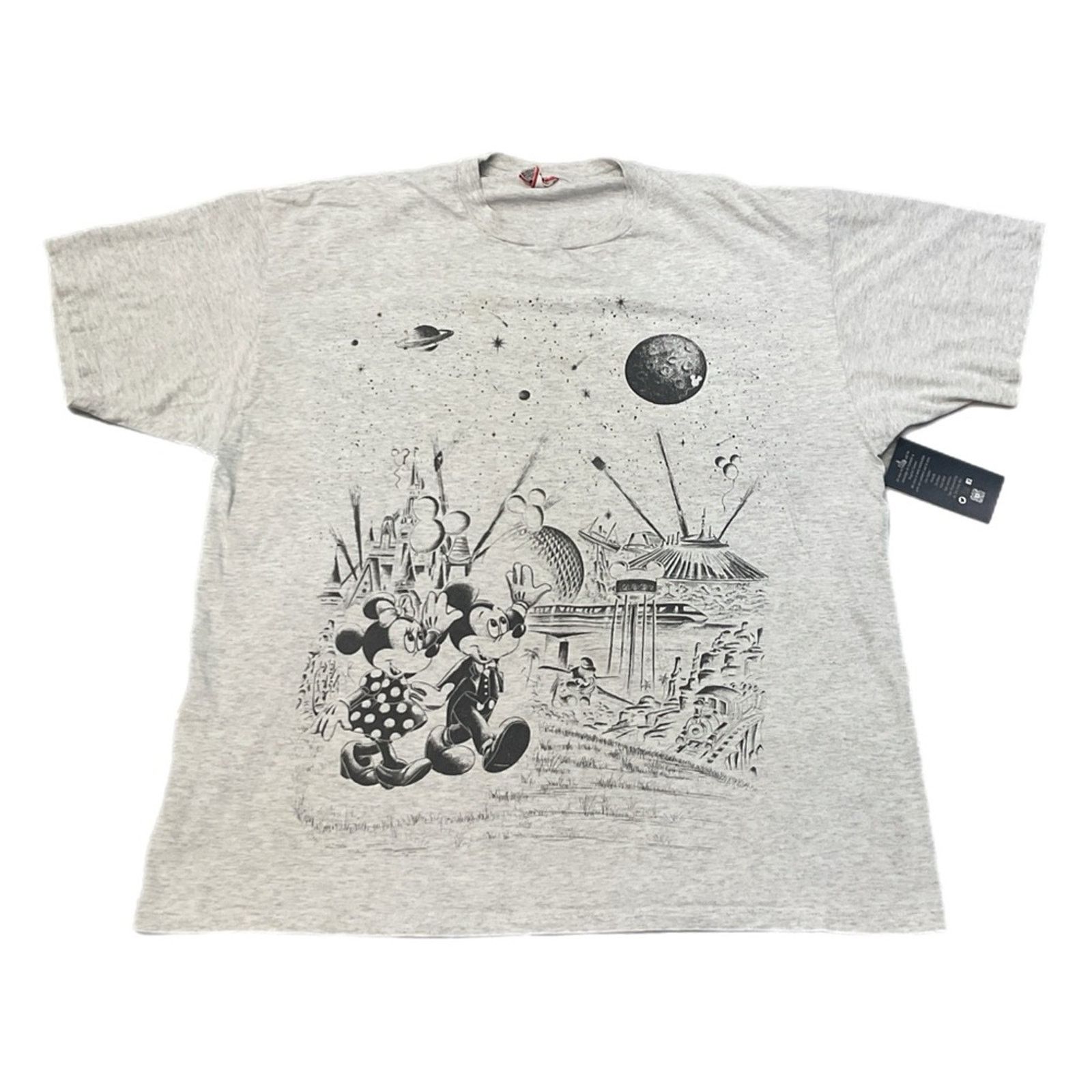 Disney Vintage 90’s Disney Design Tomorrowland T-Shirt Size US XXL / EU 58 / 5 - 1 Thumbnail