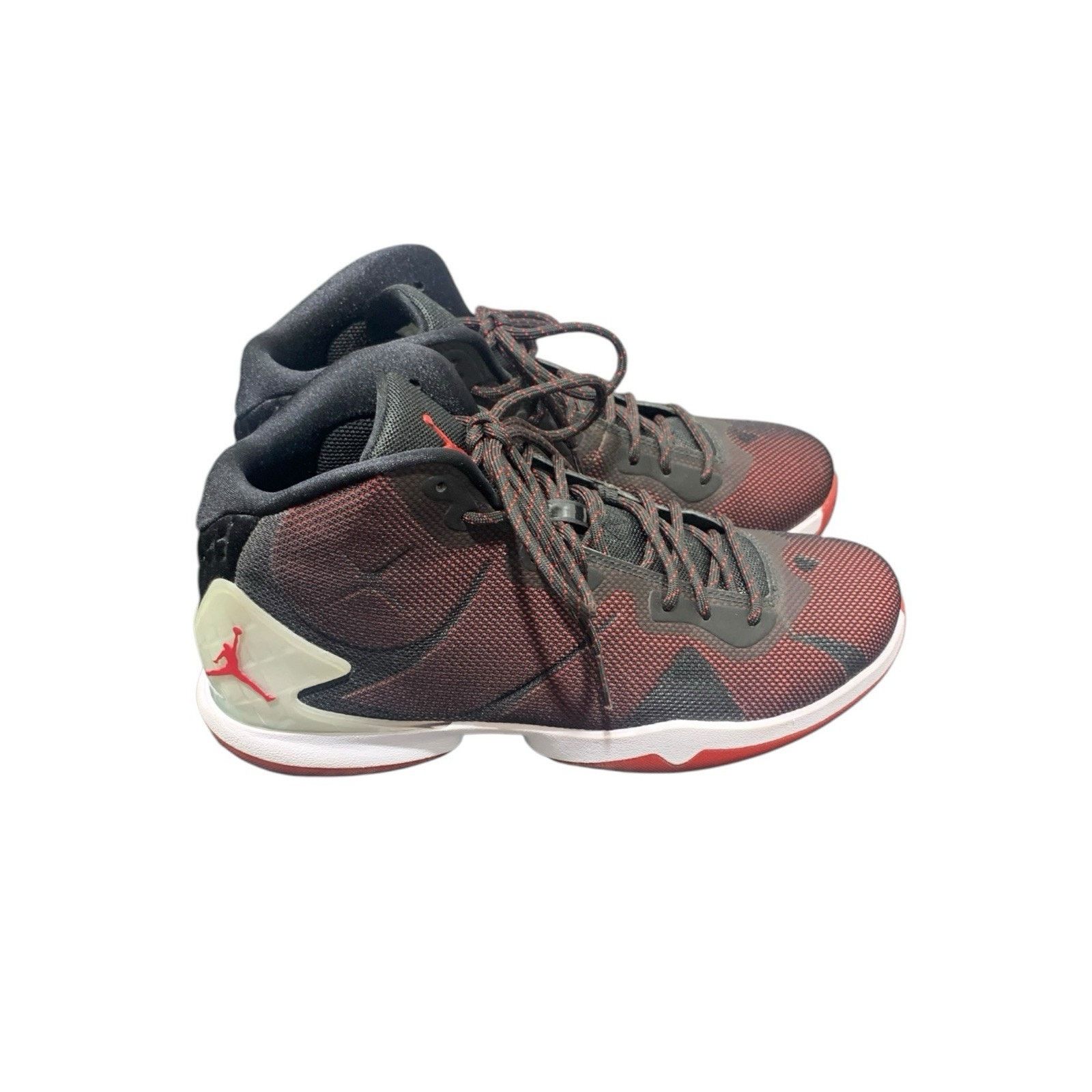 Nike NEWNike Mens Air Jordan Super Fly 4 Black Basketball Shoes 9 Size US 9 / EU 42 - 3 Thumbnail