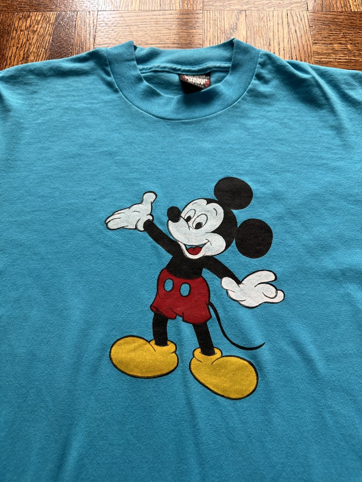 Vintage Vintage 80s Mickey Mouse Graphic Tee Size US M / EU 48-50 / 2 - 2 Thumbnail