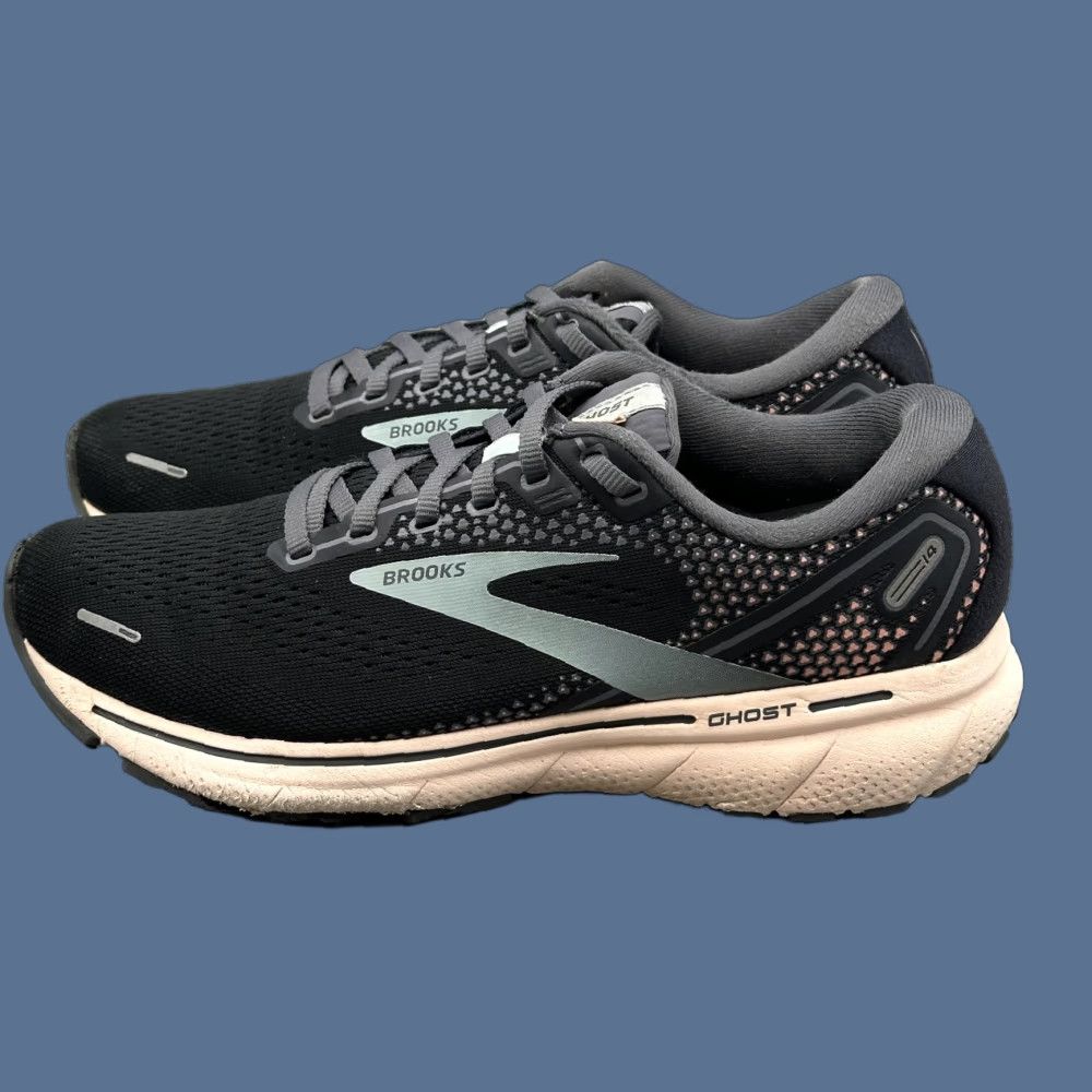 Brooks Brooks Ghost 14 Black Peach Women's Running Athletic 9 B Shoe Sneaker Adult Women 1203561B026 Size US 9 / IT 39 - 1 Thumbnail