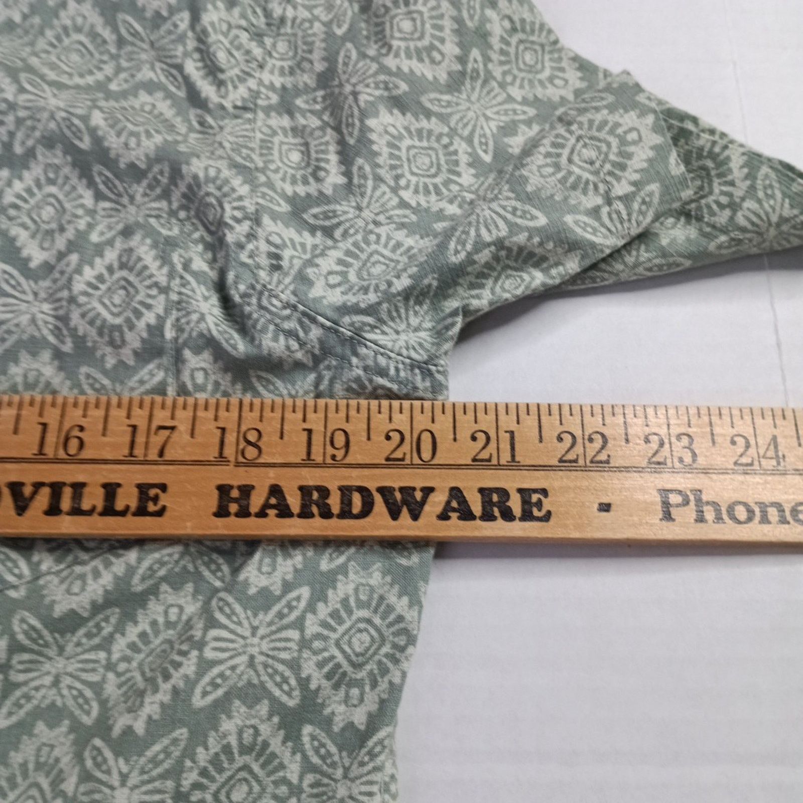 Chaps Chaps Seacoast Wash Chambray Woven Shirt Men's S Green Size US S / EU 44-46 / 1 - 4 Thumbnail
