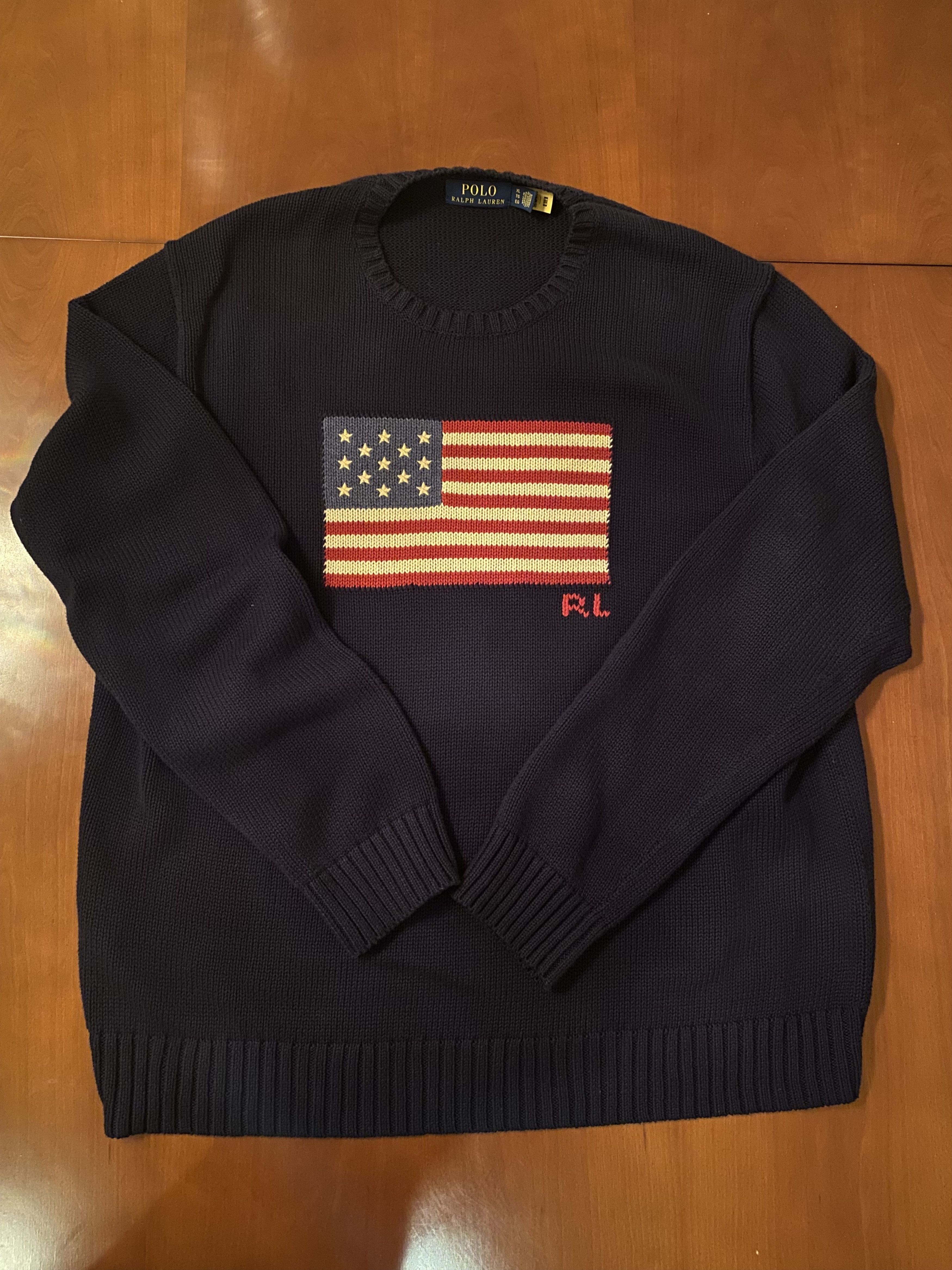 Polo Ralph Lauren Ralph Lauren USA Flag Sweater Size US L / EU 52-54 / 3 - 1 Thumbnail