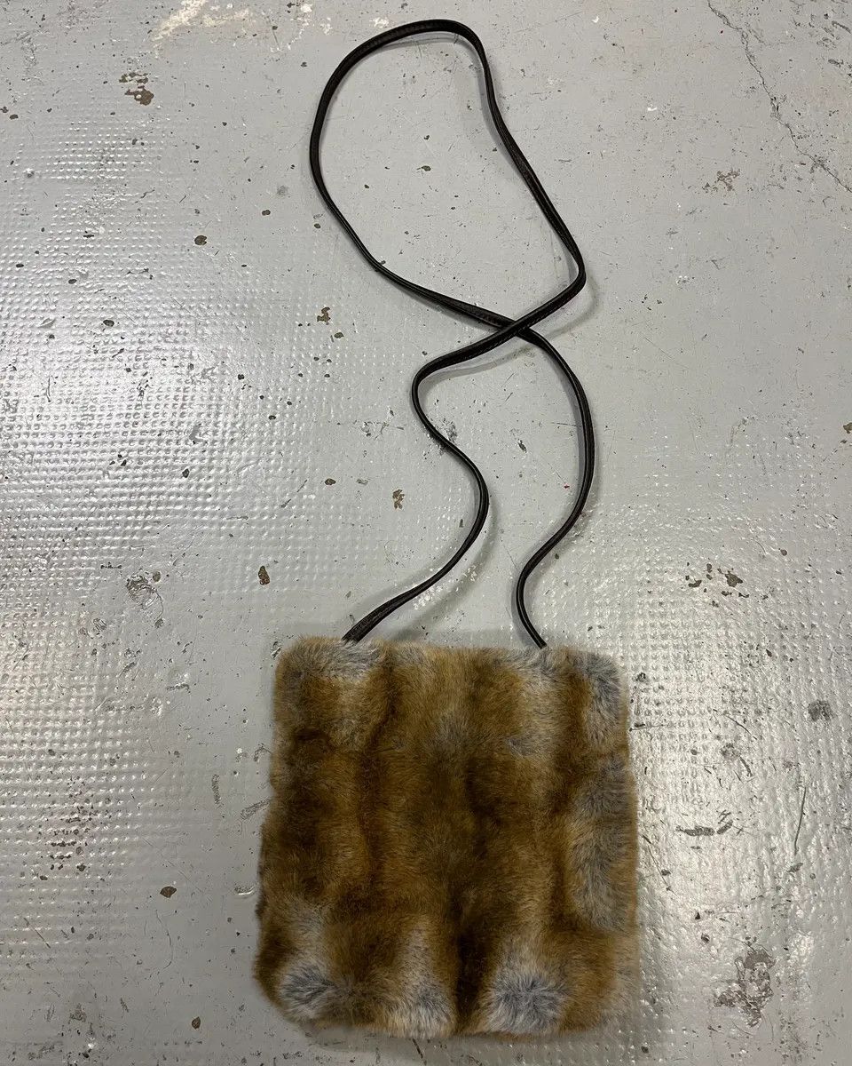 Roberto Cavalli Roberto Cavalli Tan Fur Shoulder Bag Size ONE SIZE - 8 Thumbnail