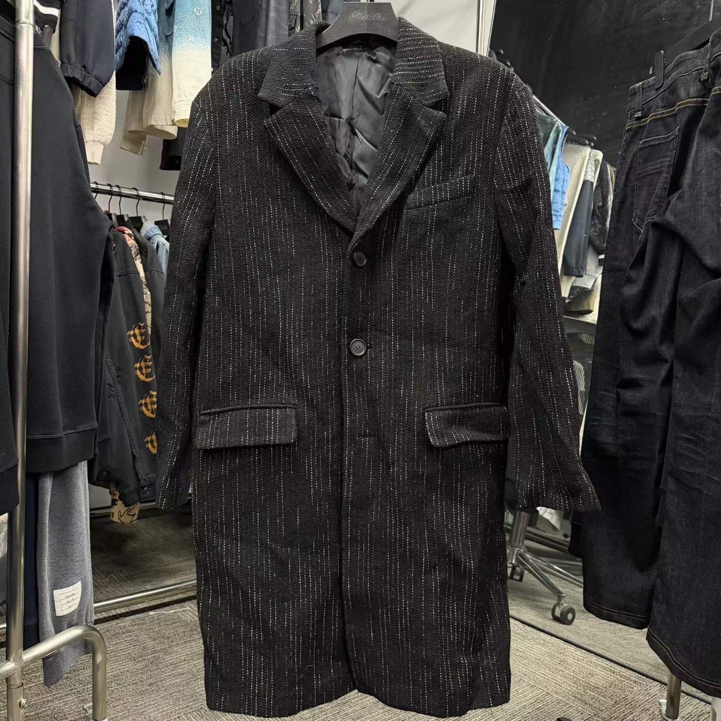 Acne Studios Acne Studios Striped Coat S Women Size S / US 4 / IT 40 - 1 Thumbnail
