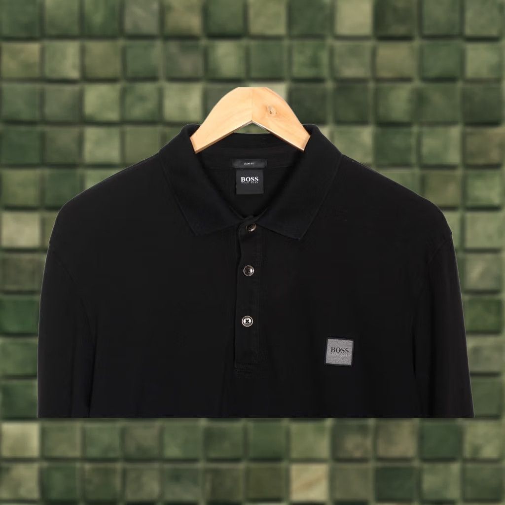 Hugo Boss HUGO BOSS Passerby Polo Shirt Men XL Slim Fit Long Sleeve VR3457 Size US XL / EU 56 / 4 - 1 Thumbnail