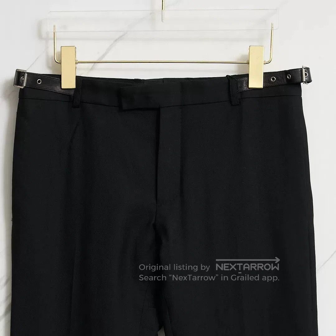 Saint Laurent Paris Saint Laurent Men's Black Wool Trousers. Size US 32 / EU 48 - 5 Thumbnail