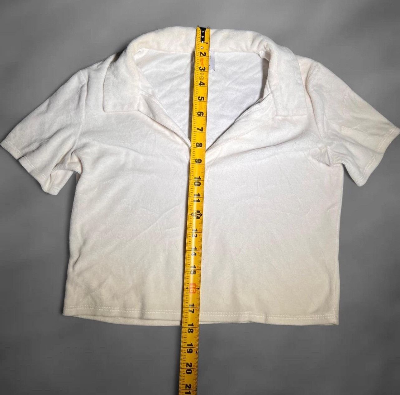 Other White Rough Los Angeles polo crop top Size M / US 6-8 / IT 42-44 - 5 Thumbnail
