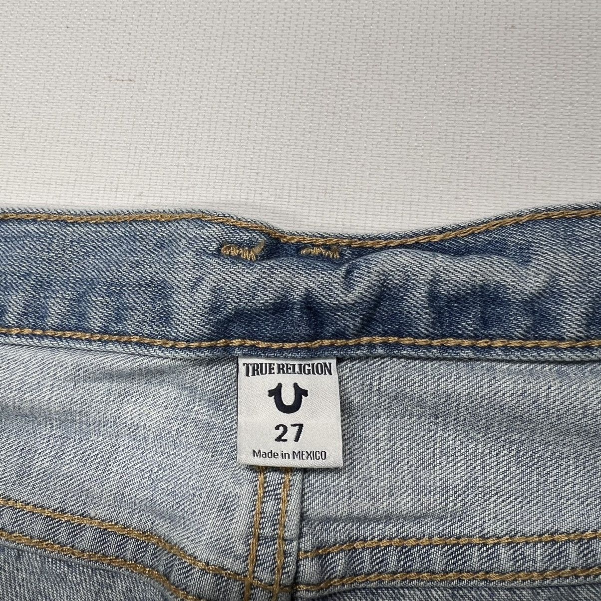 True Religion True Religion Jeans Blue Cameron Slim Boyfriend Grommet Size 27" / US 4 / IT 40 - 9 Thumbnail