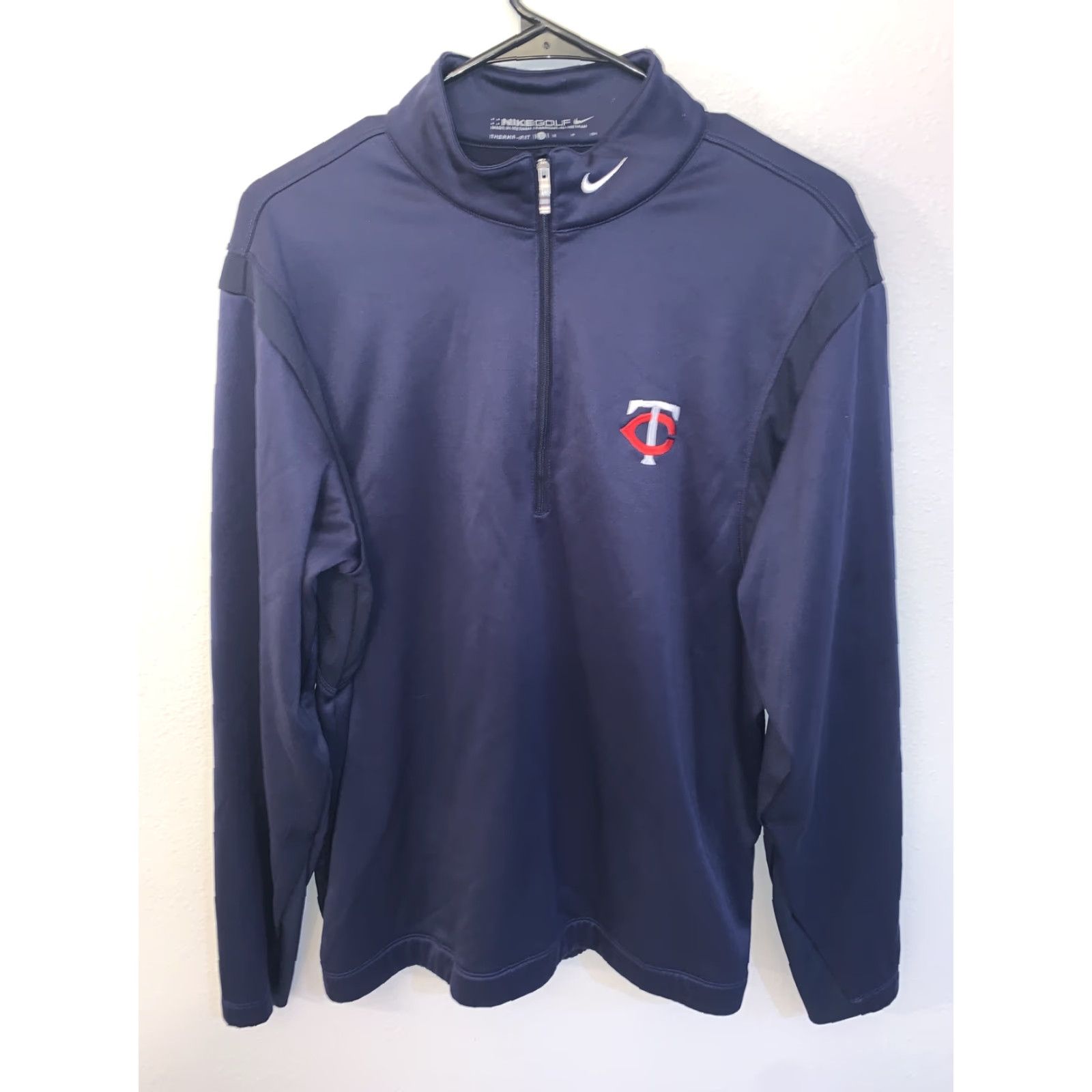 Nike Nike Golf Therma Fit Blue Long Sleeve Mens Small 1/4 Zip Pullover Athletic Shirt Casual Sportswear Size US S / EU 44-46 / 1 - 2 Thumbnail
