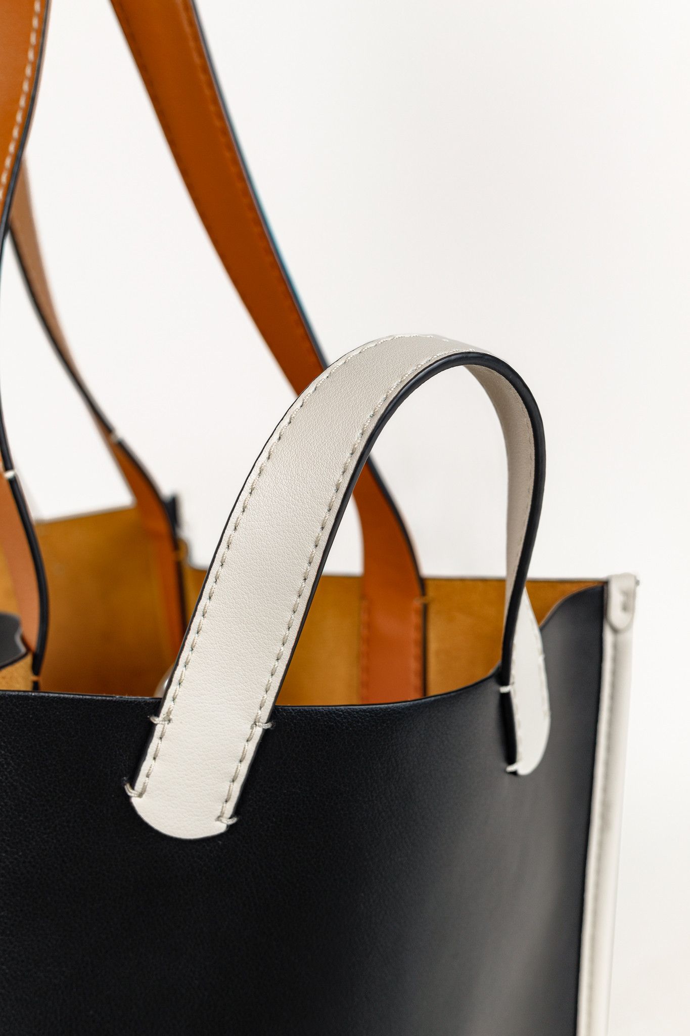 Proenza Schouler White Label Proenza Schouler White Label Large Mercer Black Leather Tote Size ONE SIZE - 9 Thumbnail