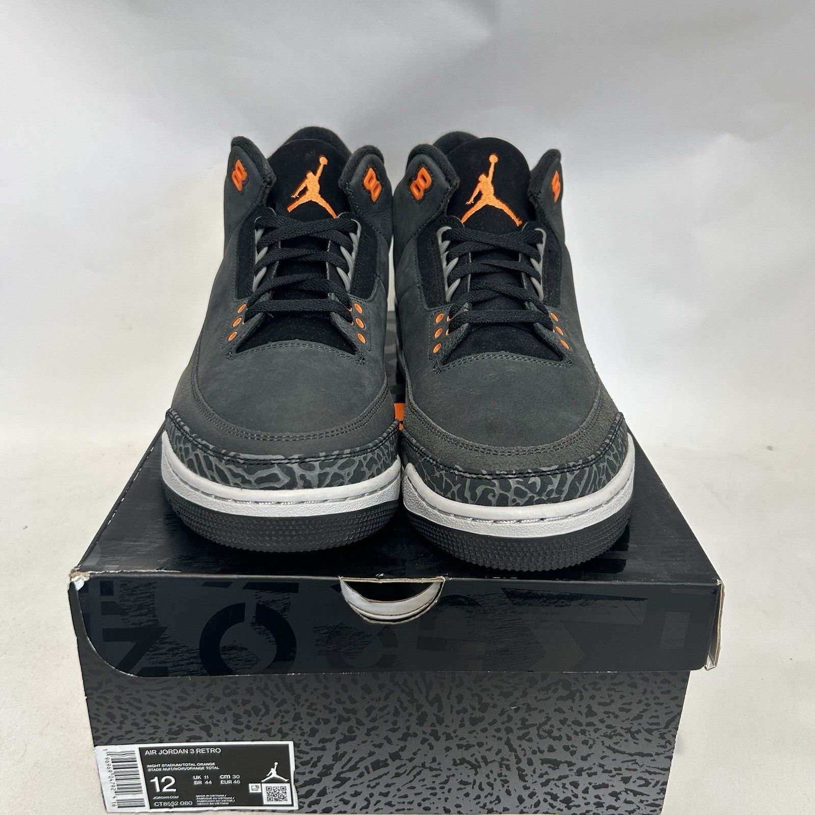 Jordan Brand Nike Air Jordan 3 Retro OG “Fear Pack” CT8532-080 Size US 12 / EU 45 - 2 Thumbnail