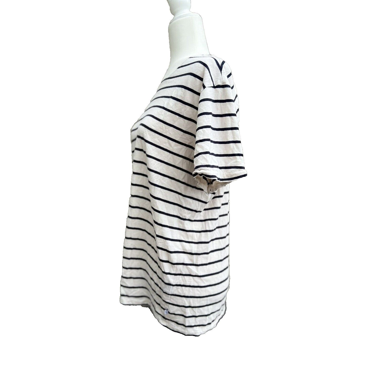 COTTONCITIZEN Bonobos women striped tshirt linen and cotton size M A000293 Size M / US 6-8 / IT 42-44 - 2 Thumbnail