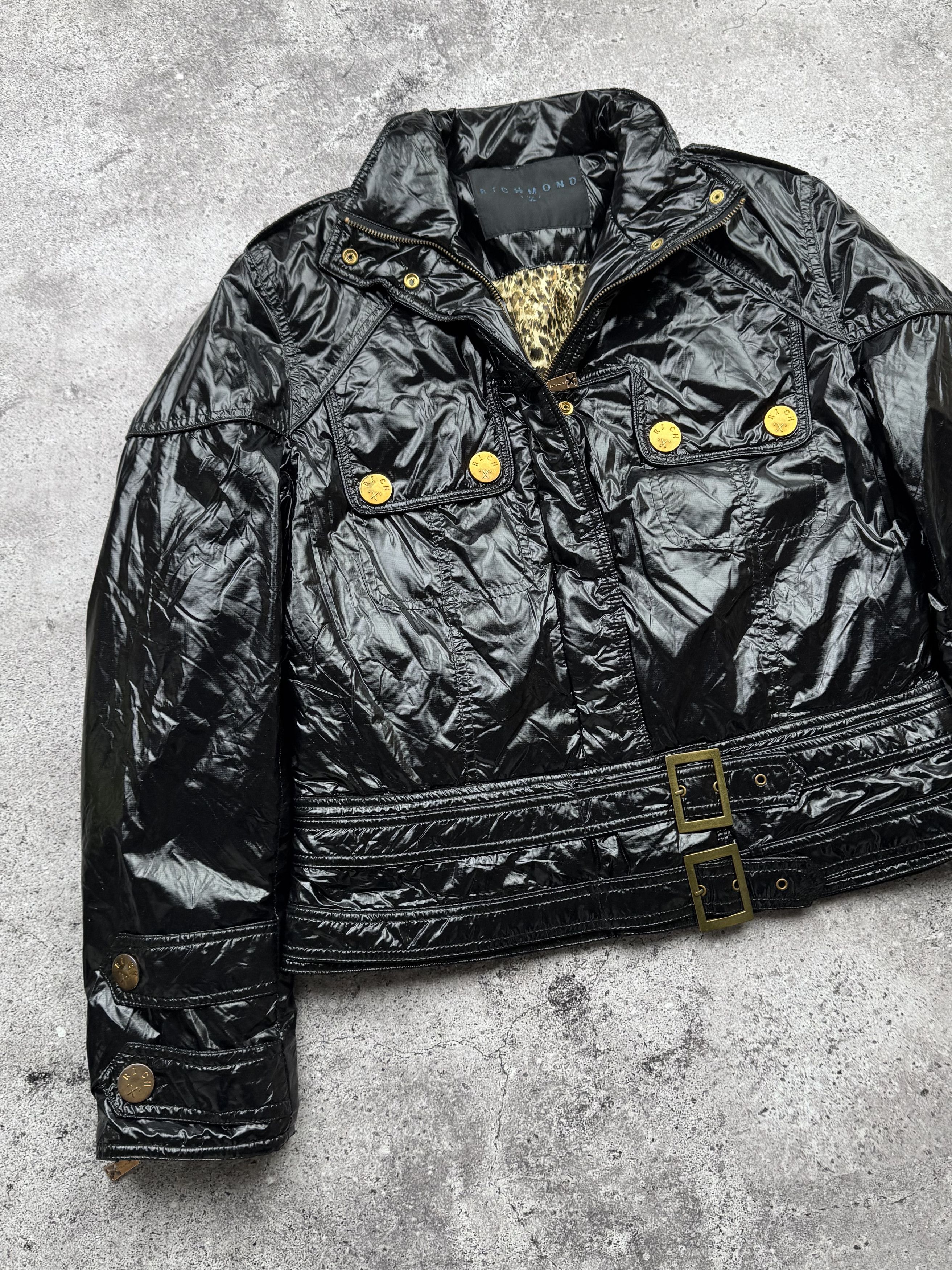 John Richmond Richmond Vintage Cropped Jacket With Belted C277(V116) Size M / US 6-8 / IT 42-44 - 2 Thumbnail