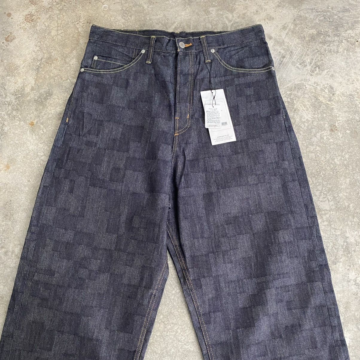 ANREALAGE BNWT ANREALAGE Made In Japan Super Wide Baggy Denim Jeans Size US 36 / EU 52 - 5 Thumbnail