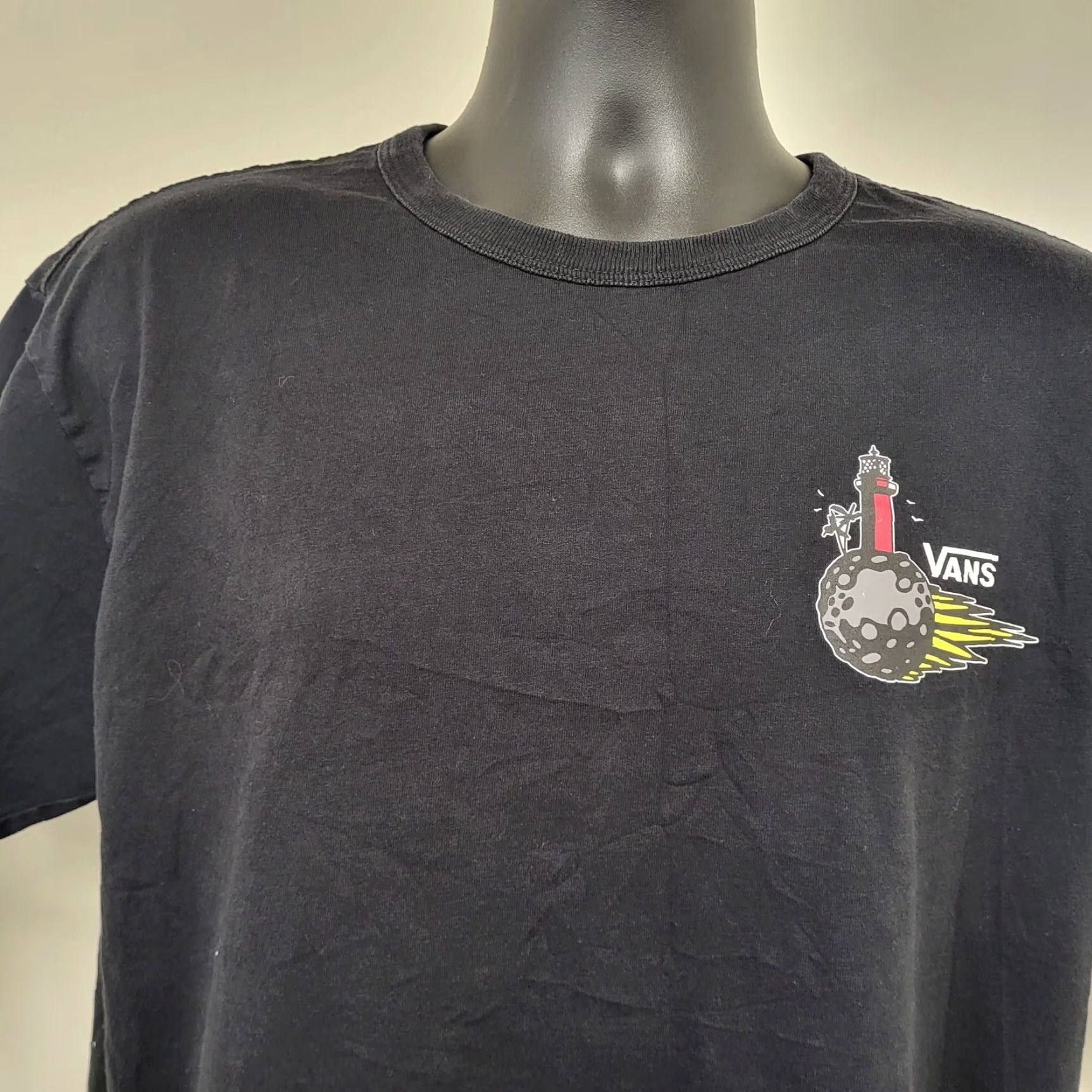 Vans Vans Zion Wright Off The Wall T-Shirt Men's Large Black Short Sleeve Skater Graphic Print Vintage No Size US L / EU 52-54 / 3 - 6 Thumbnail