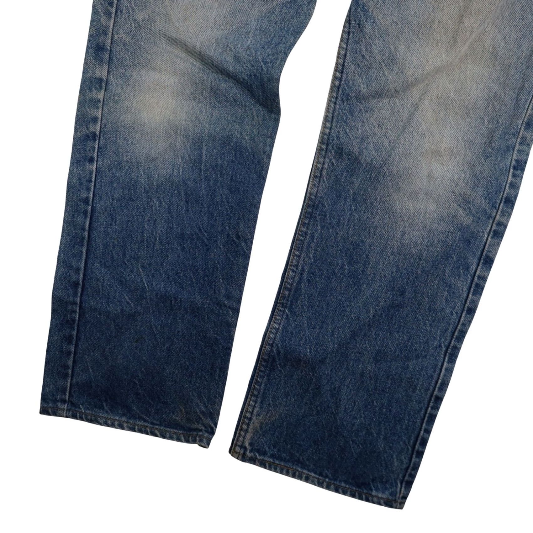 Levi's VINTAGE Levi's 505 USA Made Denim Jeans Men's 34x30 Blue Straight 8/10 Leather? Size US 34 / EU 50 - 4 Thumbnail