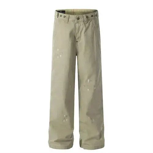 Jean Street American washed distressed ink-splashed cargo jeans Size US 32 / EU 48 - 1 Thumbnail