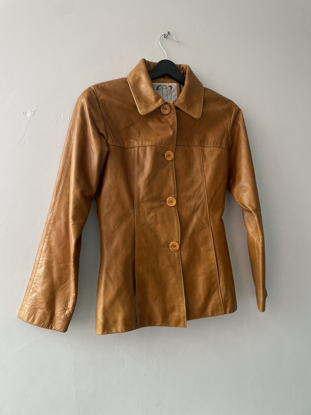 Vintage y2k leather jacket Size XS / US 0-2 / IT 36-38 - 7 Thumbnail