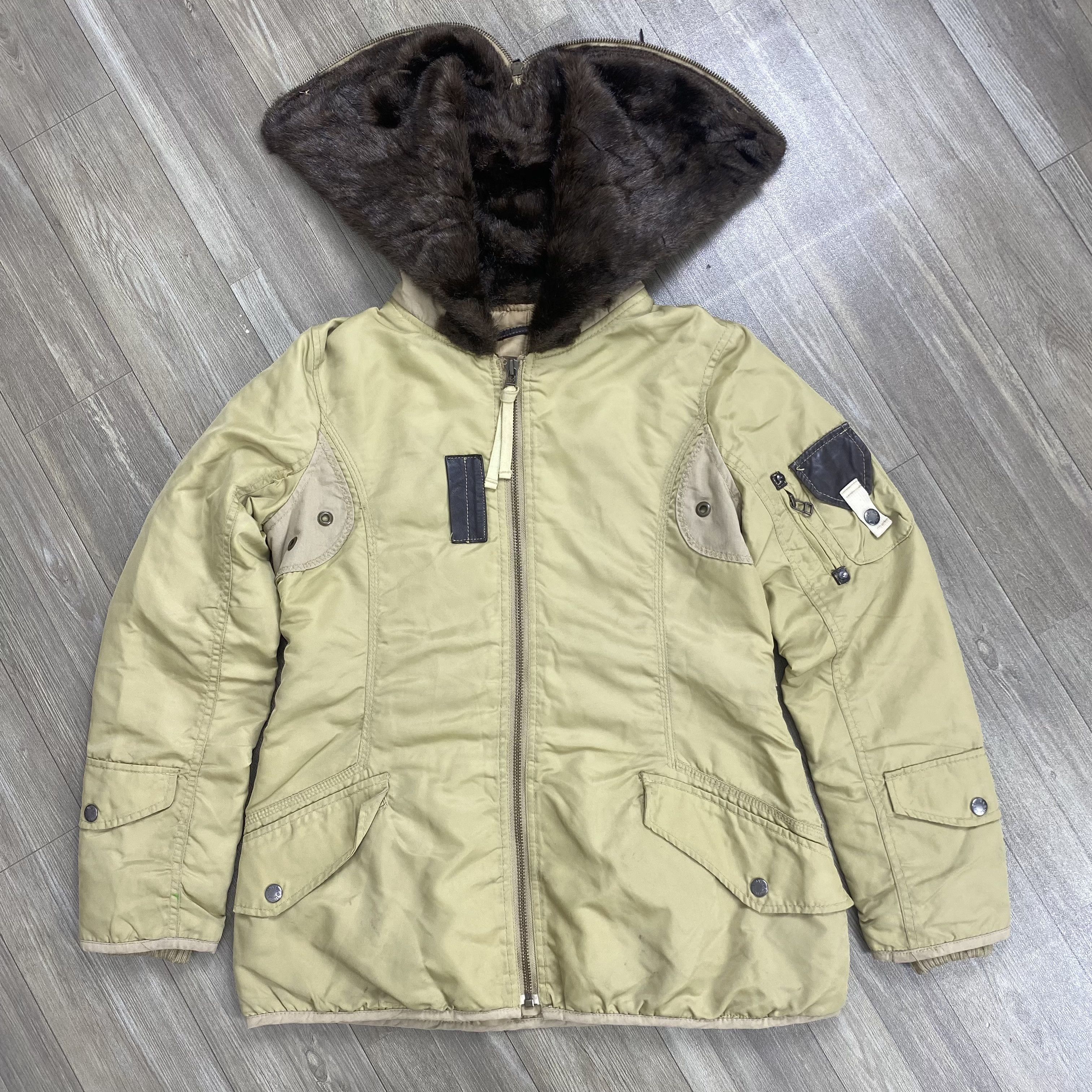 Avirex Vintage Avirex USA N-2B Flight Fur Parkas Jacket Size US S / EU 44-46 / 1 - 2 Thumbnail