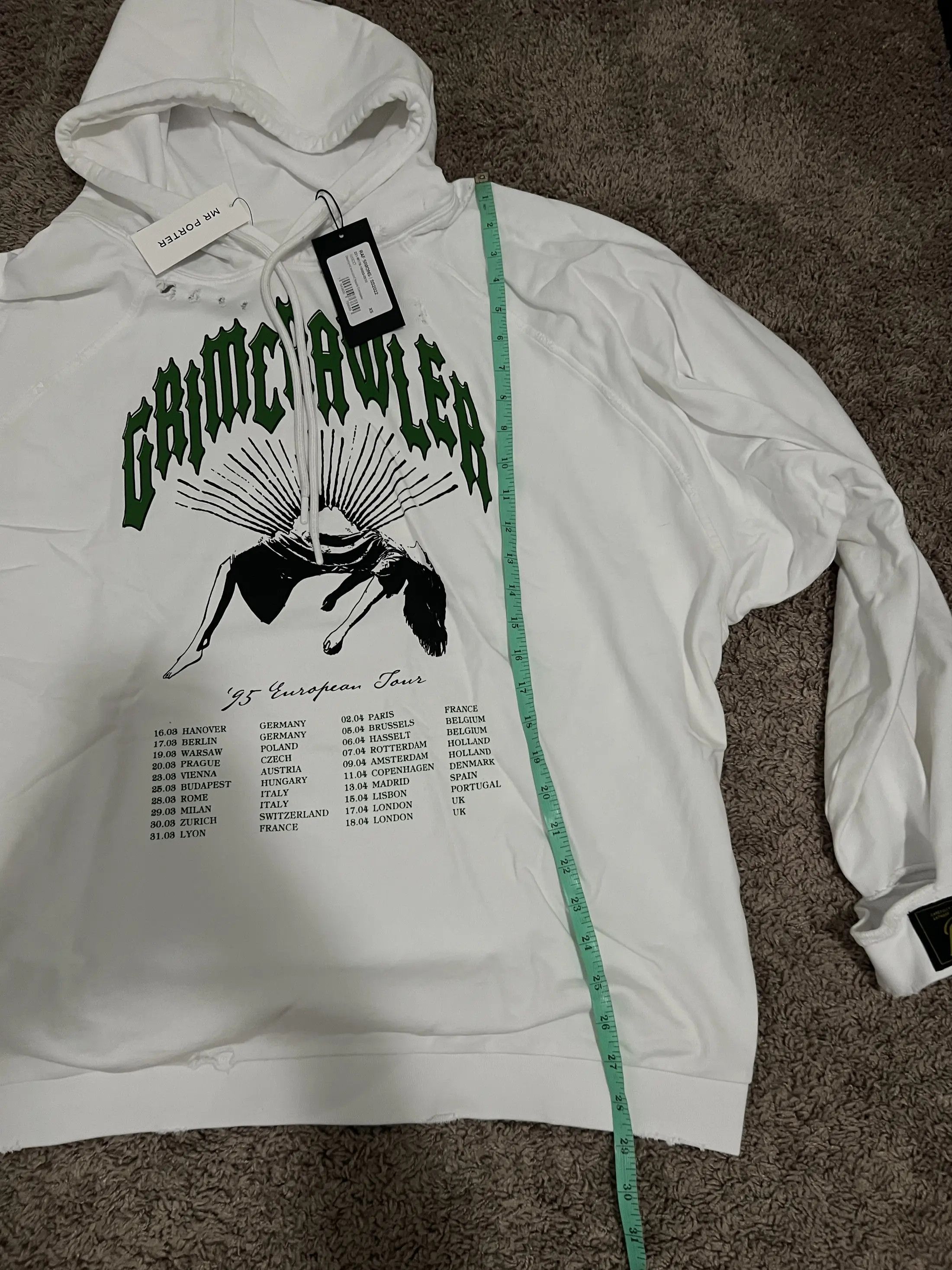 Raf Simons Raf Simons Grimcrawler Hoodie Size US XS / EU 42 / 0 - 3 Thumbnail