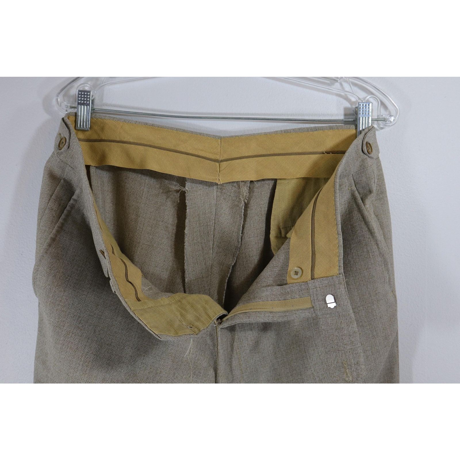 Cartier 40L Vintage 70s Cartier Collection Hopsack 2 Piece Suit Size 40L - 11 Thumbnail