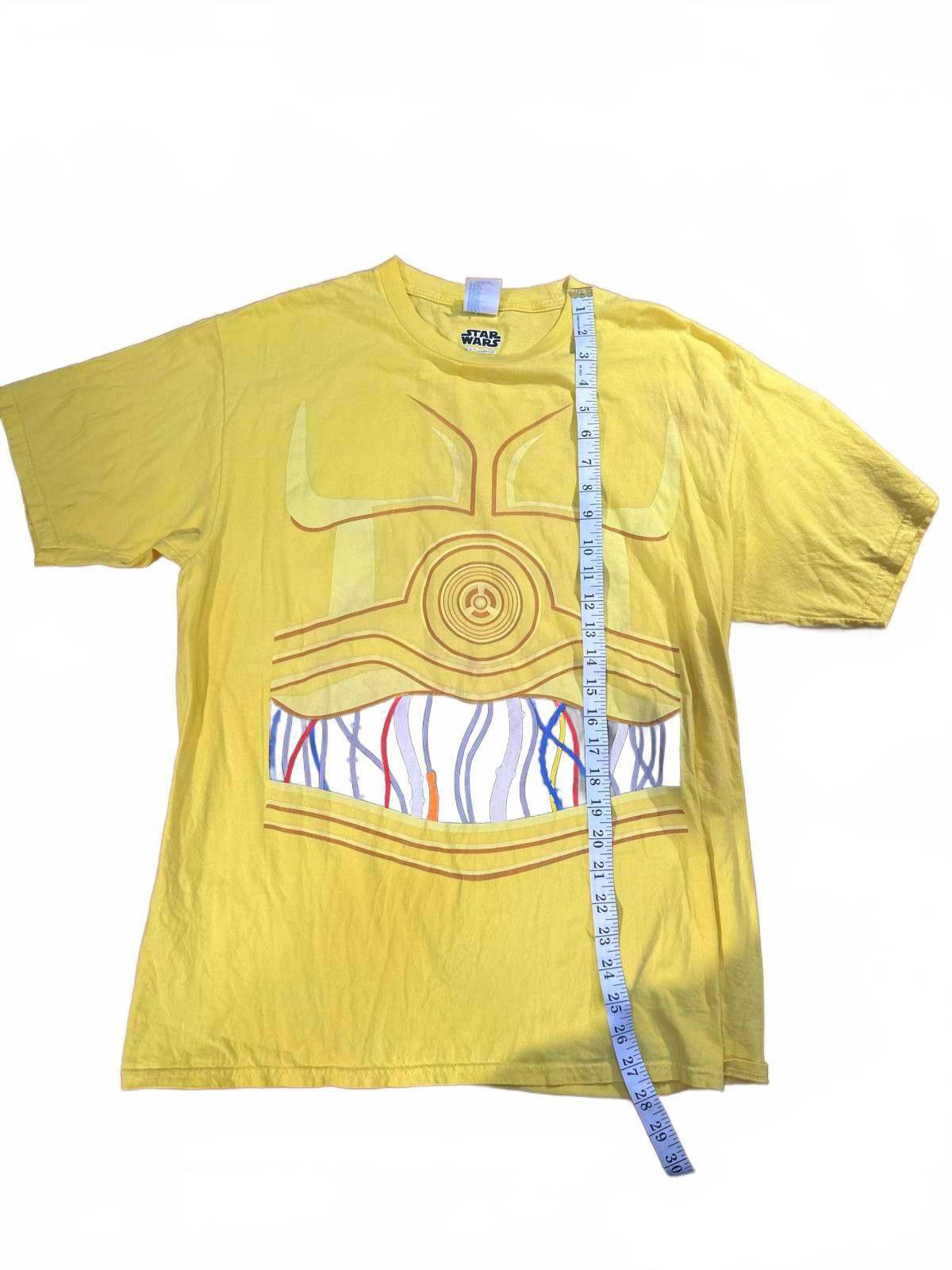 Star Wars Disney x Star Wars C-3PO Men's Large Yellow Tee Size ONE SIZE - 3 Thumbnail