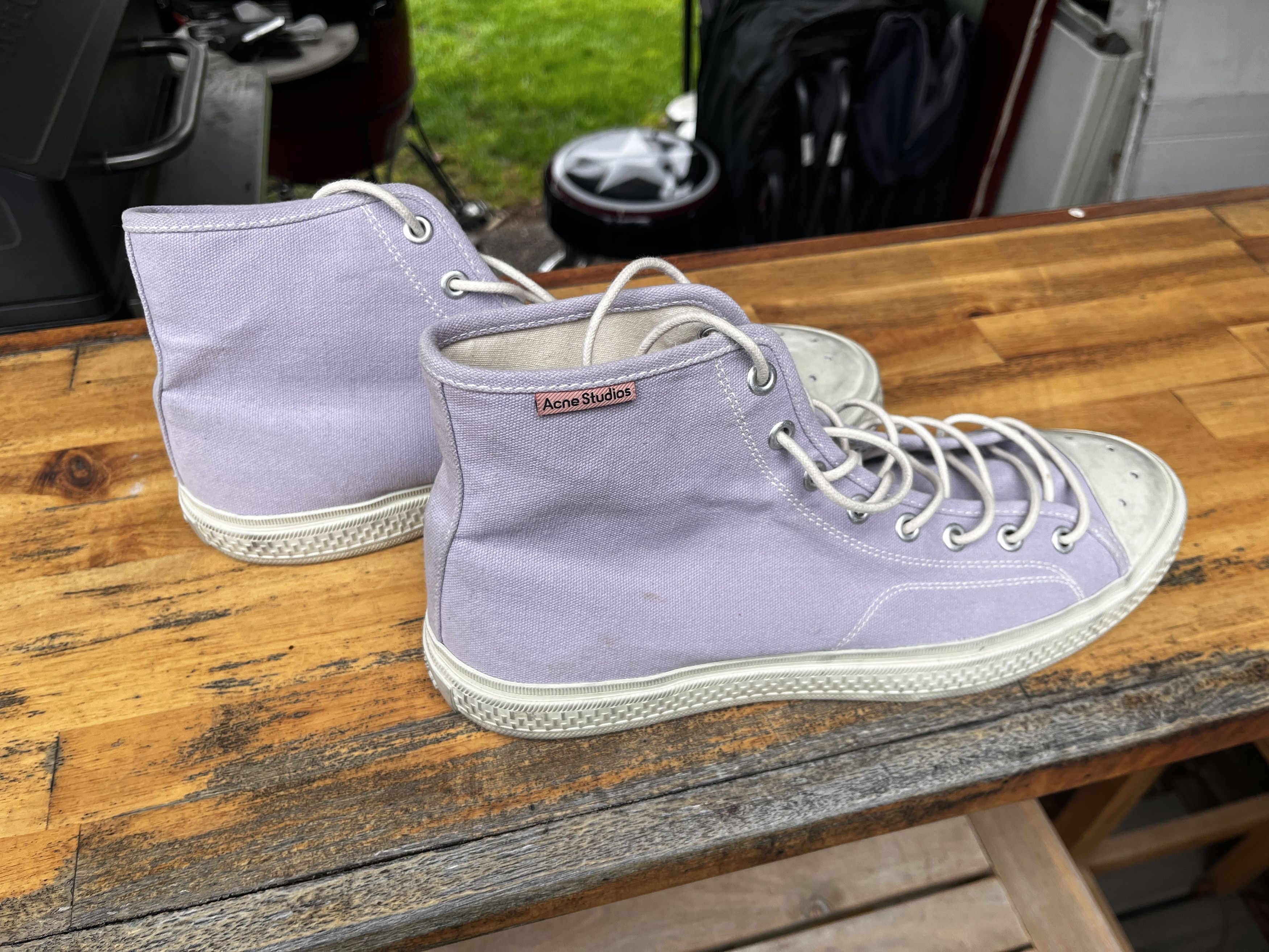 Acne Studios Acne Studios Canvas High Top Size US 12 / EU 45 - 1 Thumbnail