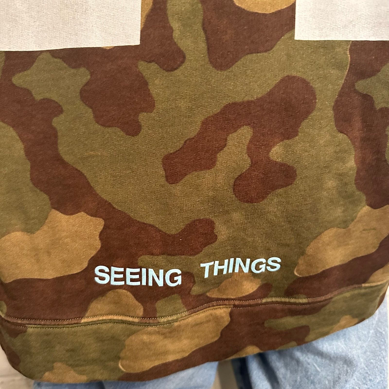 Off-White Diagonal Camouflage Long Sleeve size L Pullover Sweatshirt Size US L / EU 52-54 / 3 - 5 Thumbnail