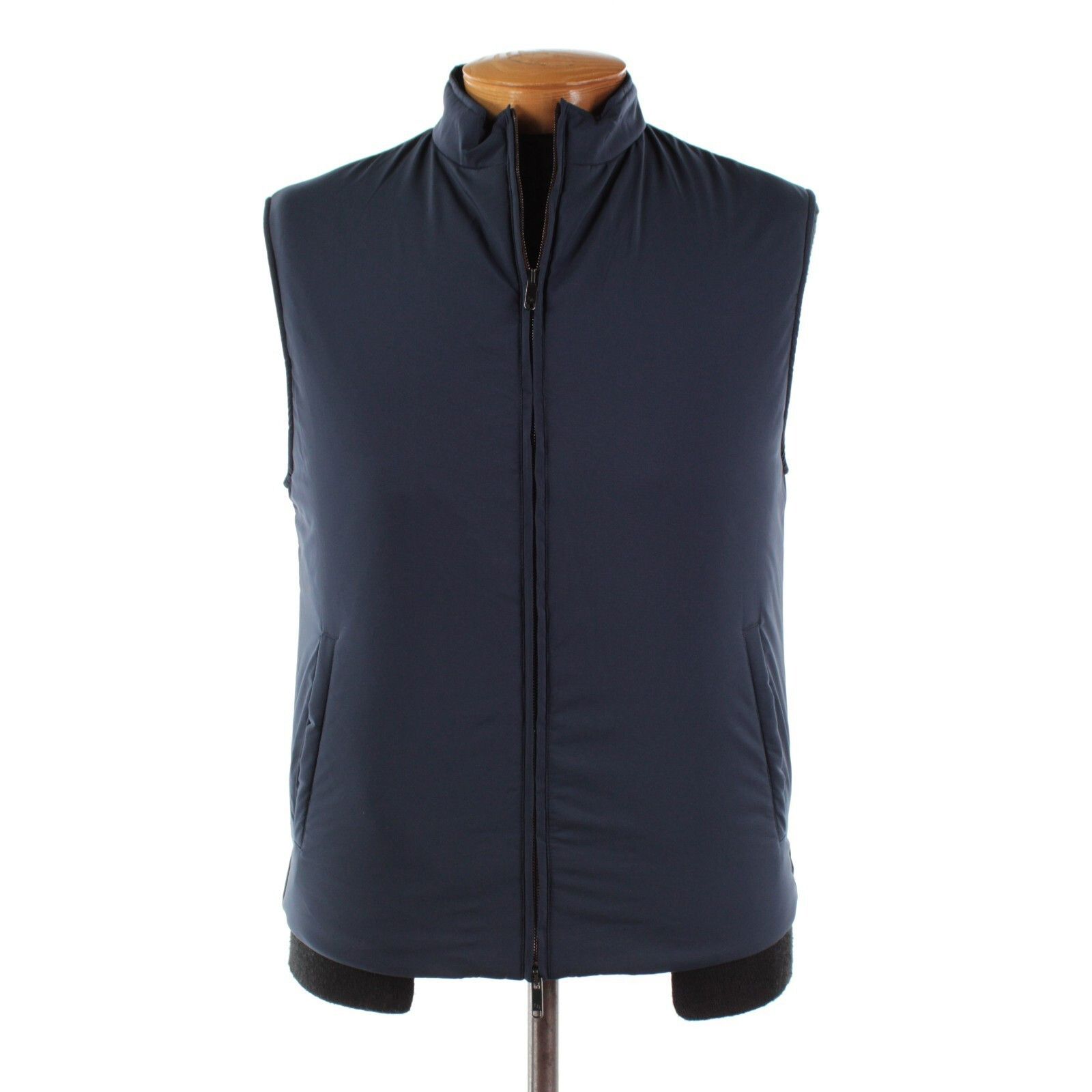 Luciano Barbera Luciano Barbera Vest Size M US In Blue Polyester Size US M / EU 48-50 / 2 - 1 Thumbnail